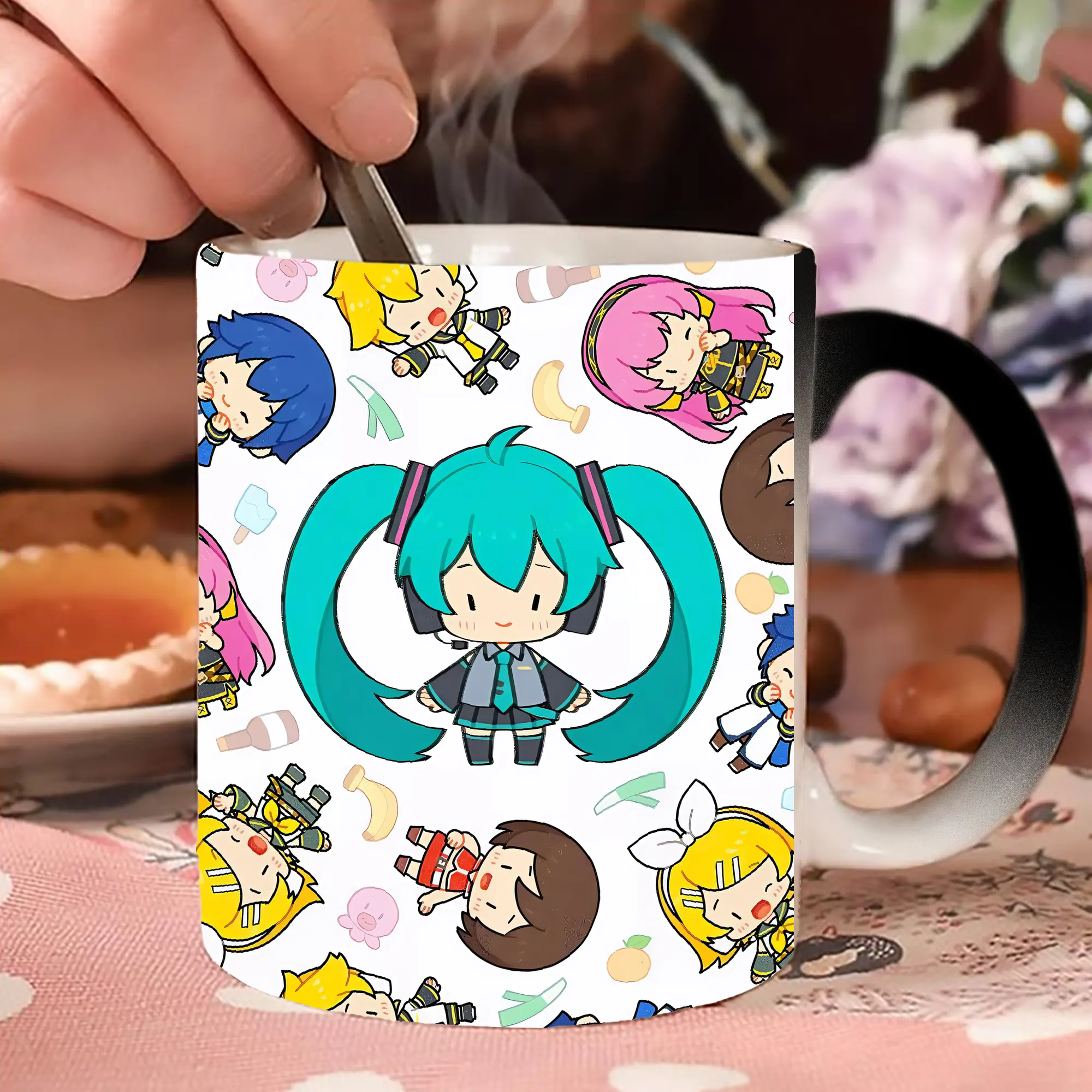 初音ミク可愛いキャラクター集合 フルーツモチーフ 癒し系オリジナルデザイン