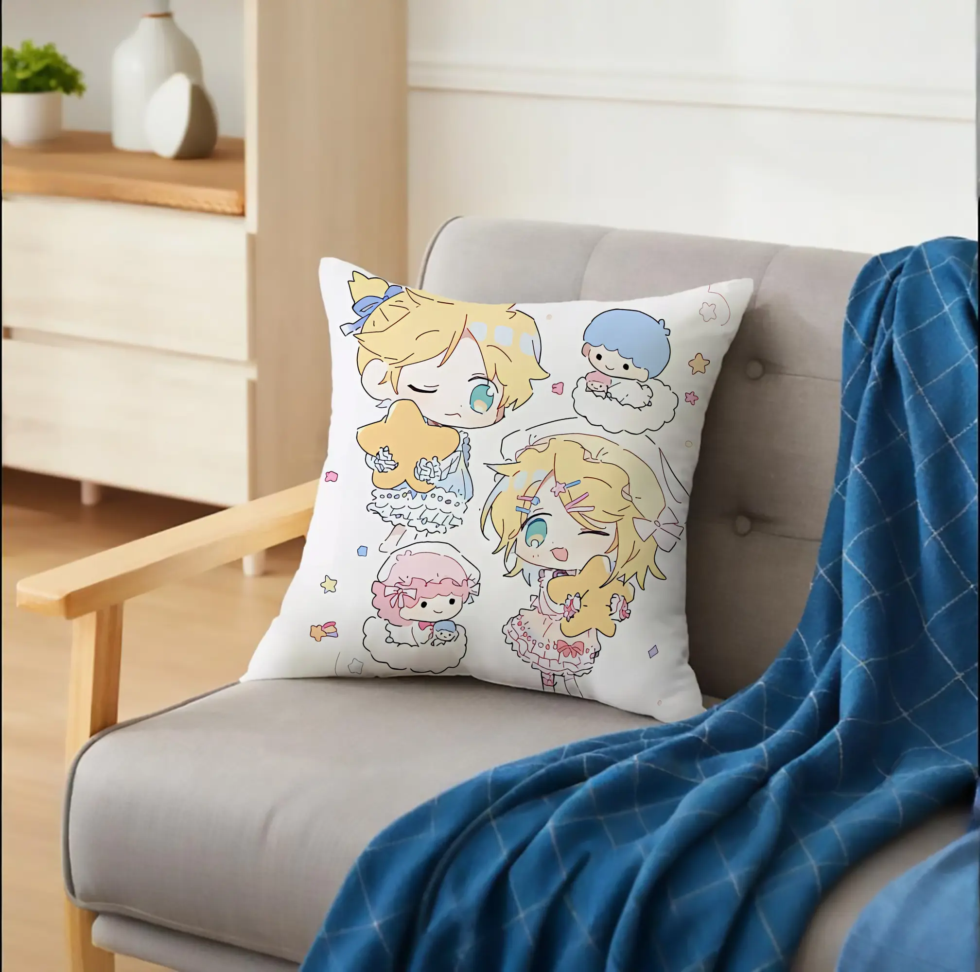 鏡音リン・レン デフォルメキャラクター ぽんやり星モチーフ オリジナルデザイン