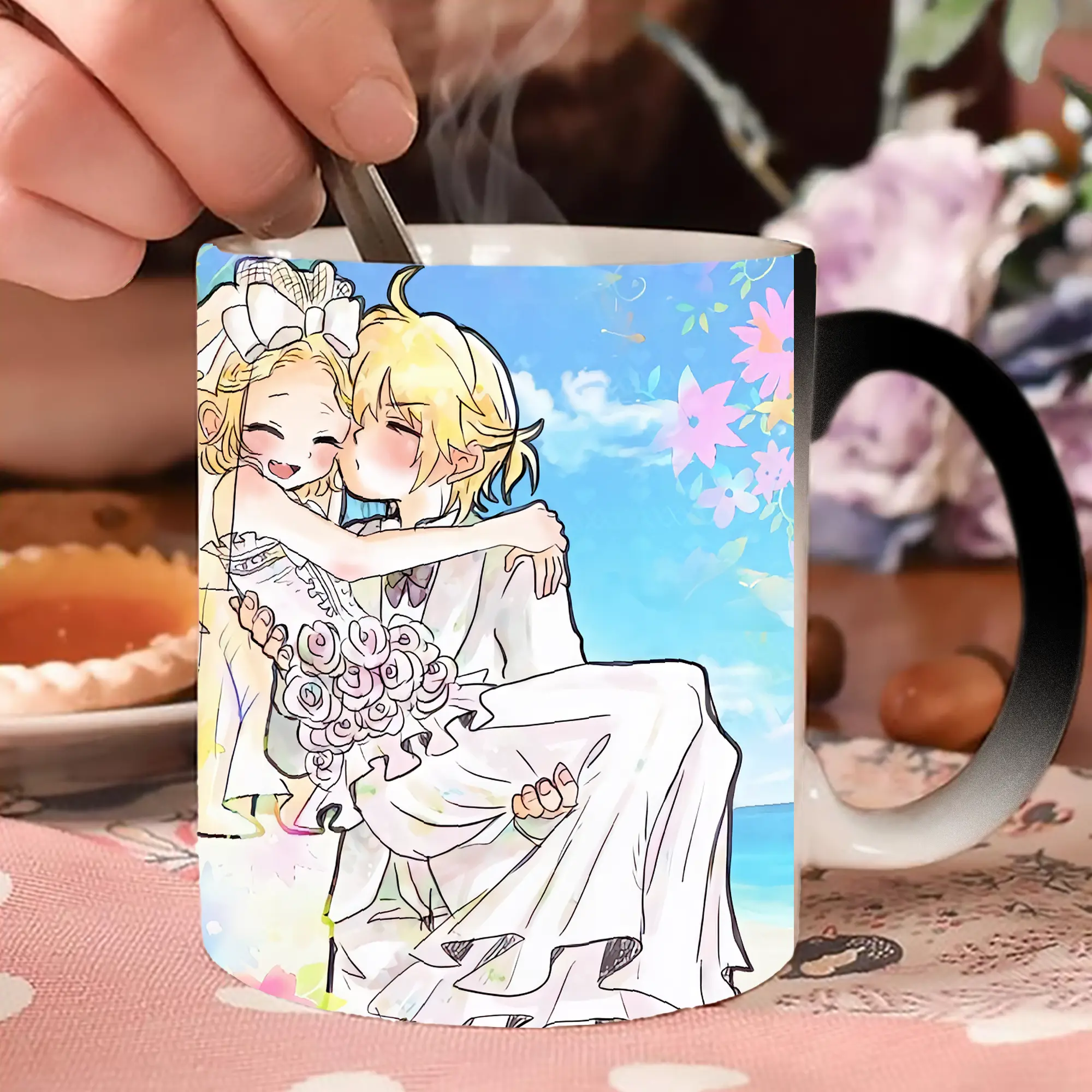 鏡音リン・レン 白い衣装 ほっこり オリジナルデザイン