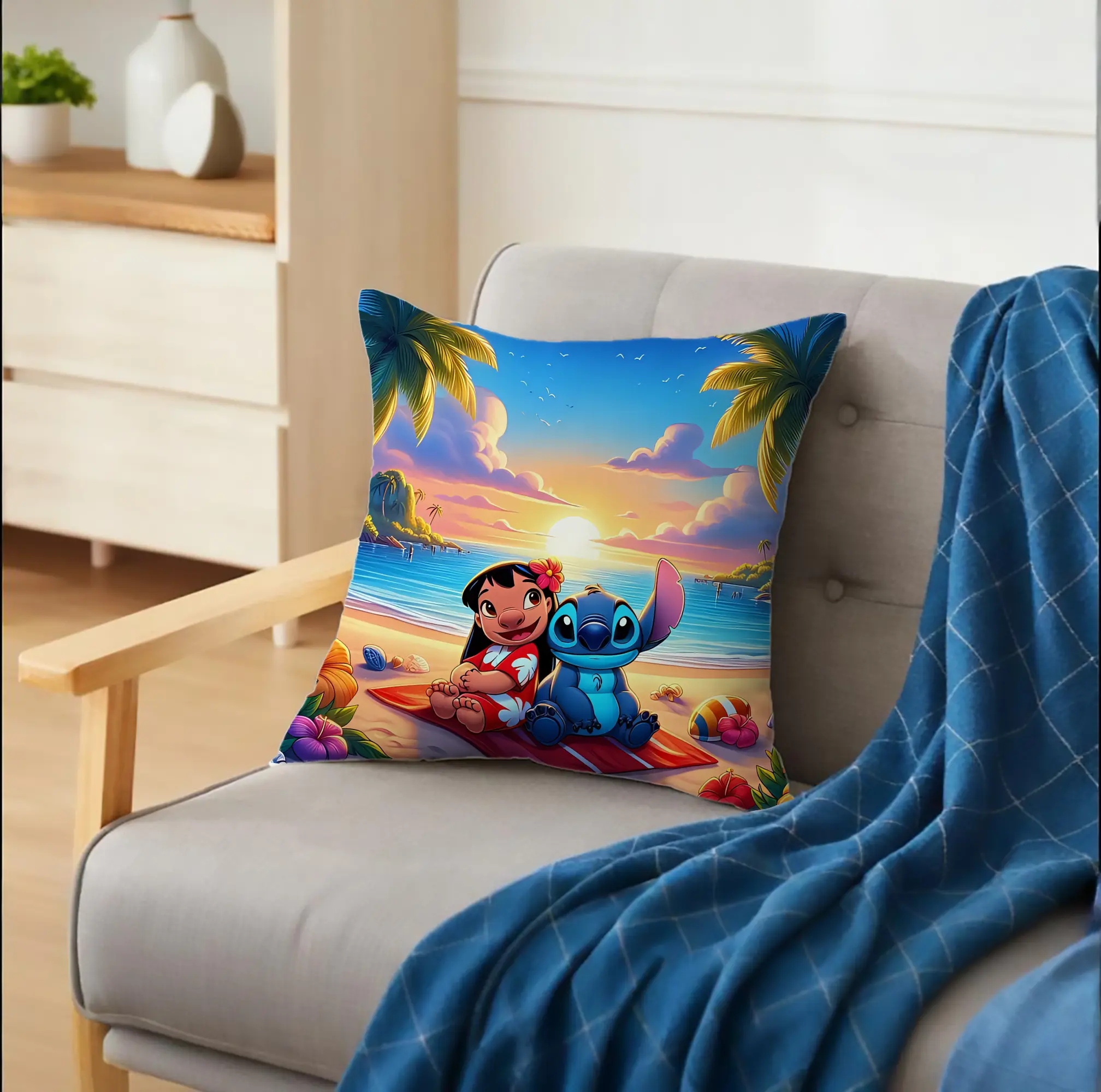 ディズニー スティッチ リロ ビーチサンセット オリジナルデザイン