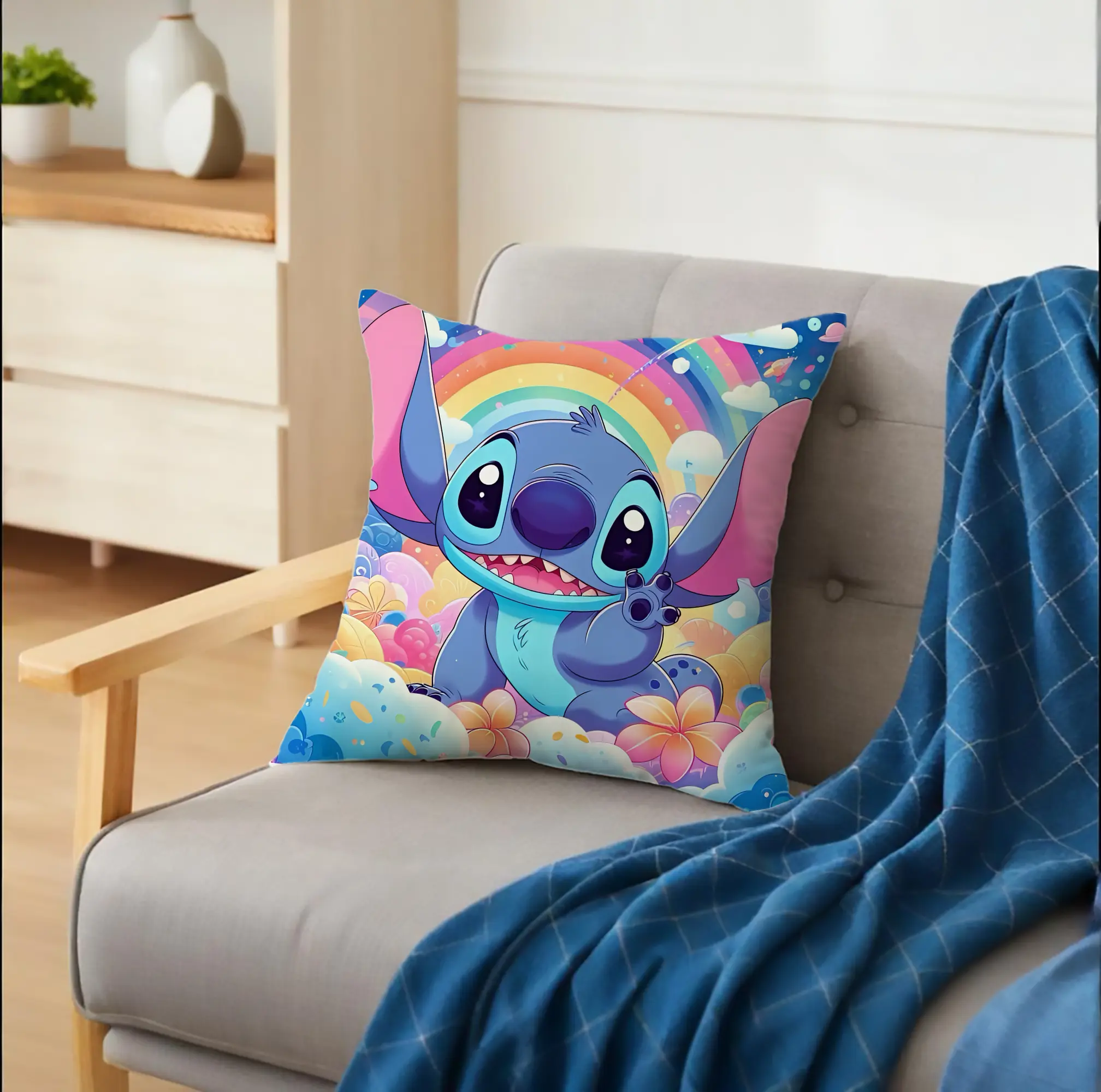 ディズニー スティッチ レインボークラウド 童話の世界 オリジナルデザイン