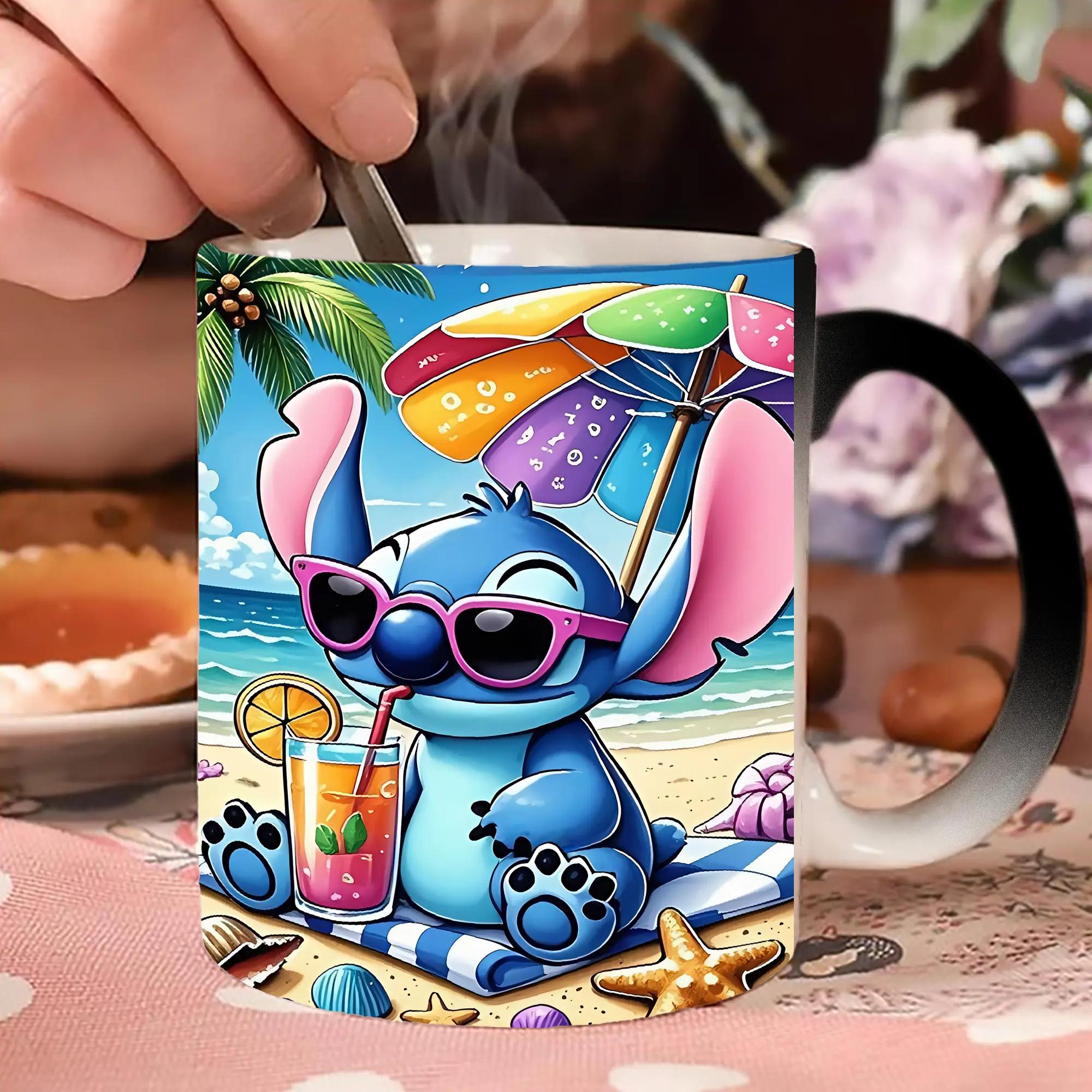 ディズニー スティッチ ビーチバケーション のんびり オリジナルデザイン