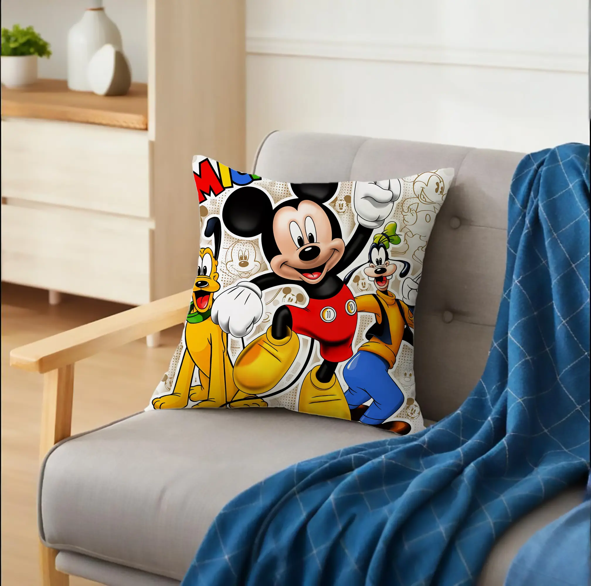 ミッキーマウス カラフルデザイン ポップアート