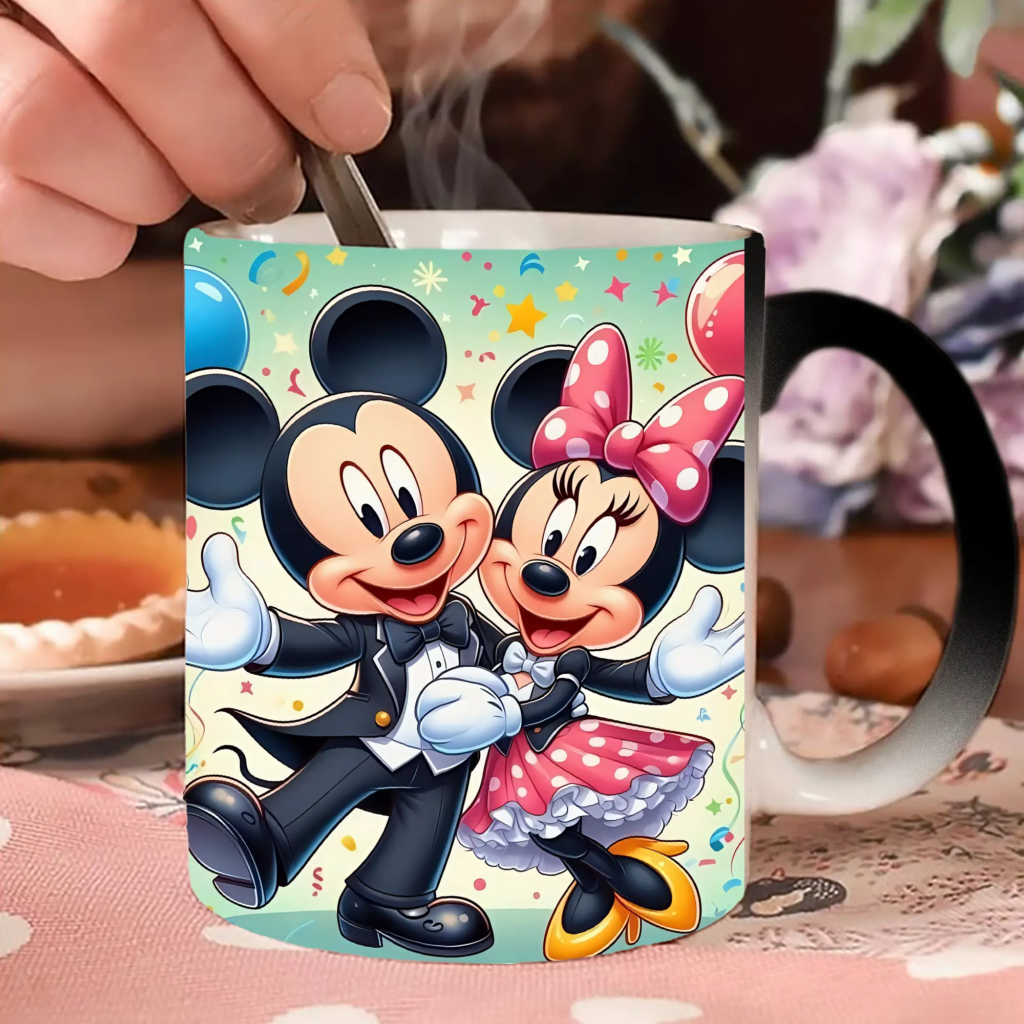 ミッキー＆ミニー カラフルバルーン ハッピー オリジナルデザイン