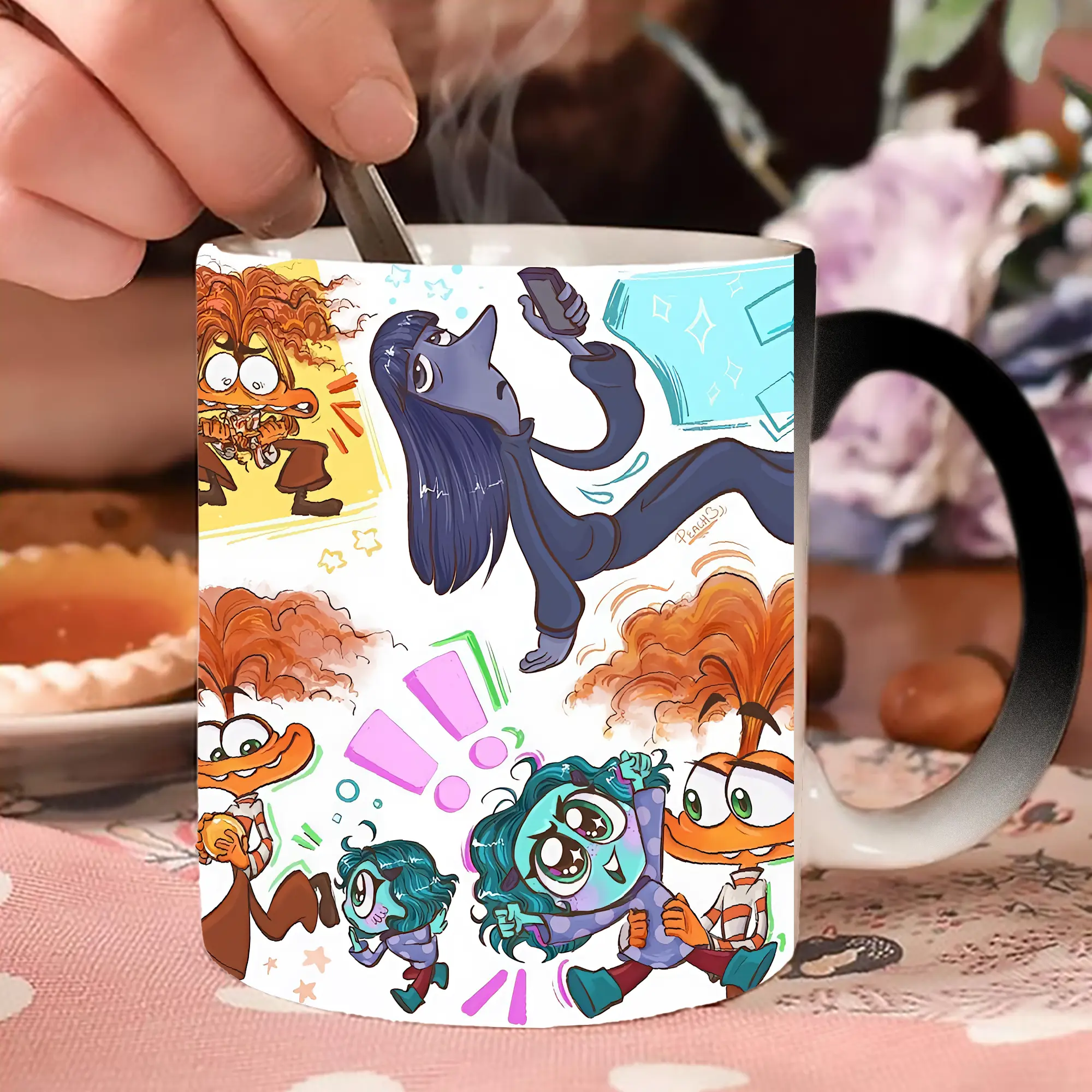 ディズニー インサイド キャラクター集合 イラスト オリジナルデザイン