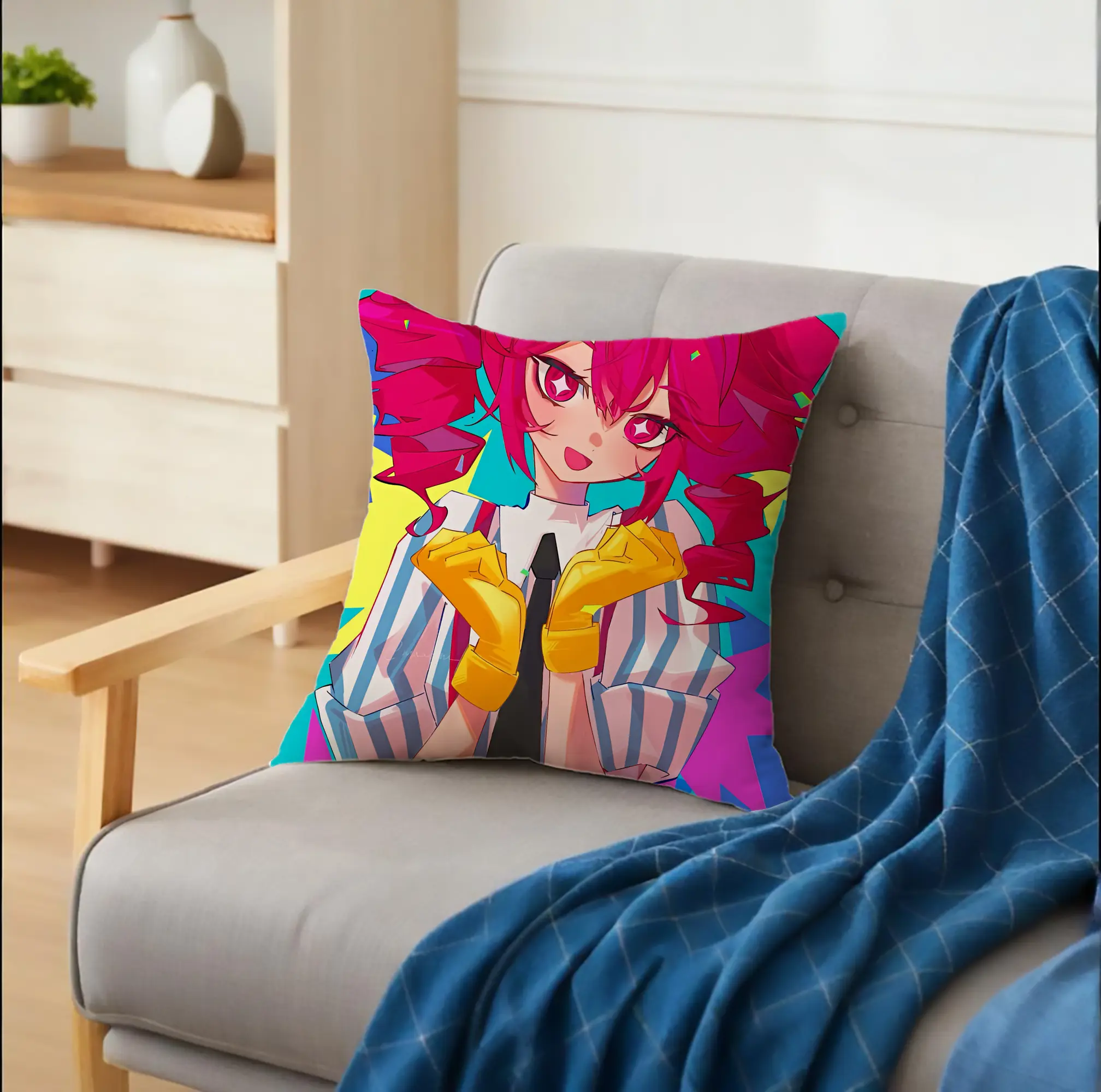 重音テト カラフル背景 クール オリジナルデザイン