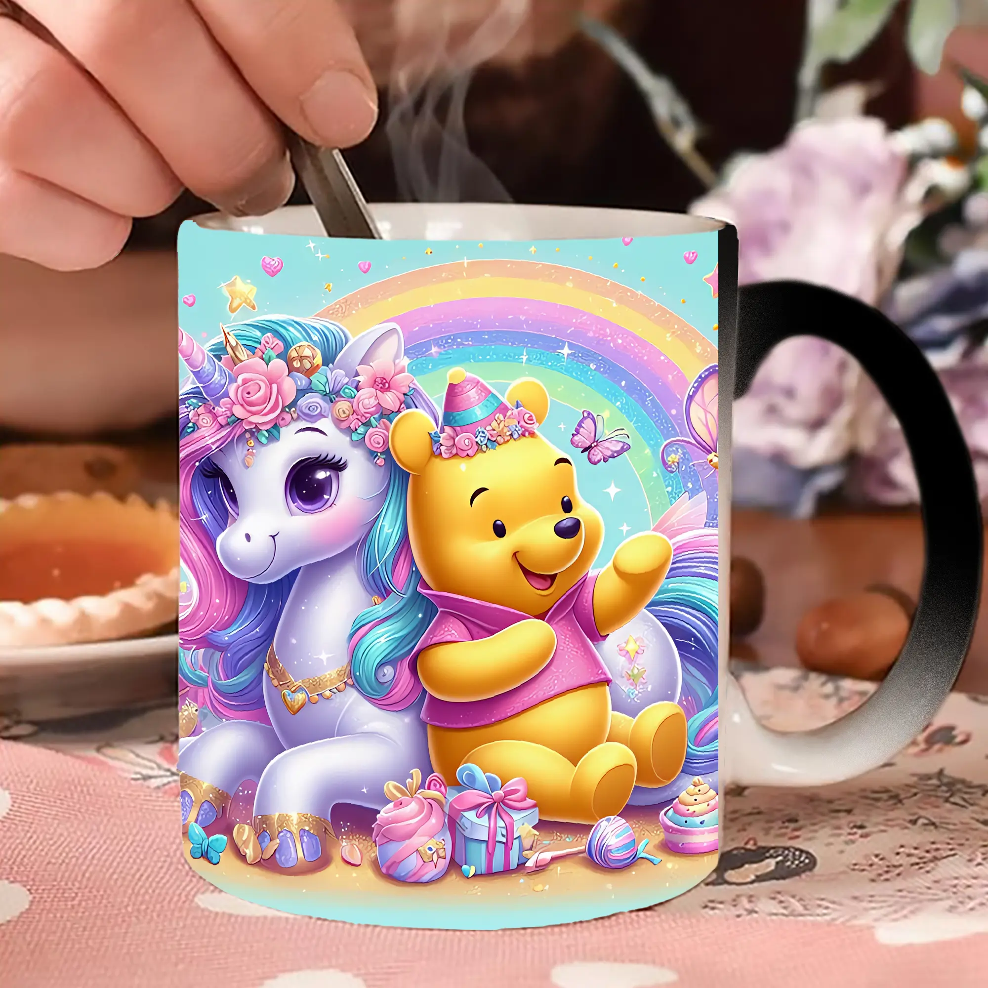 ディズニー くまのプーさん ユニコーンと虹と魔法 夢かわオリジナルデザイン