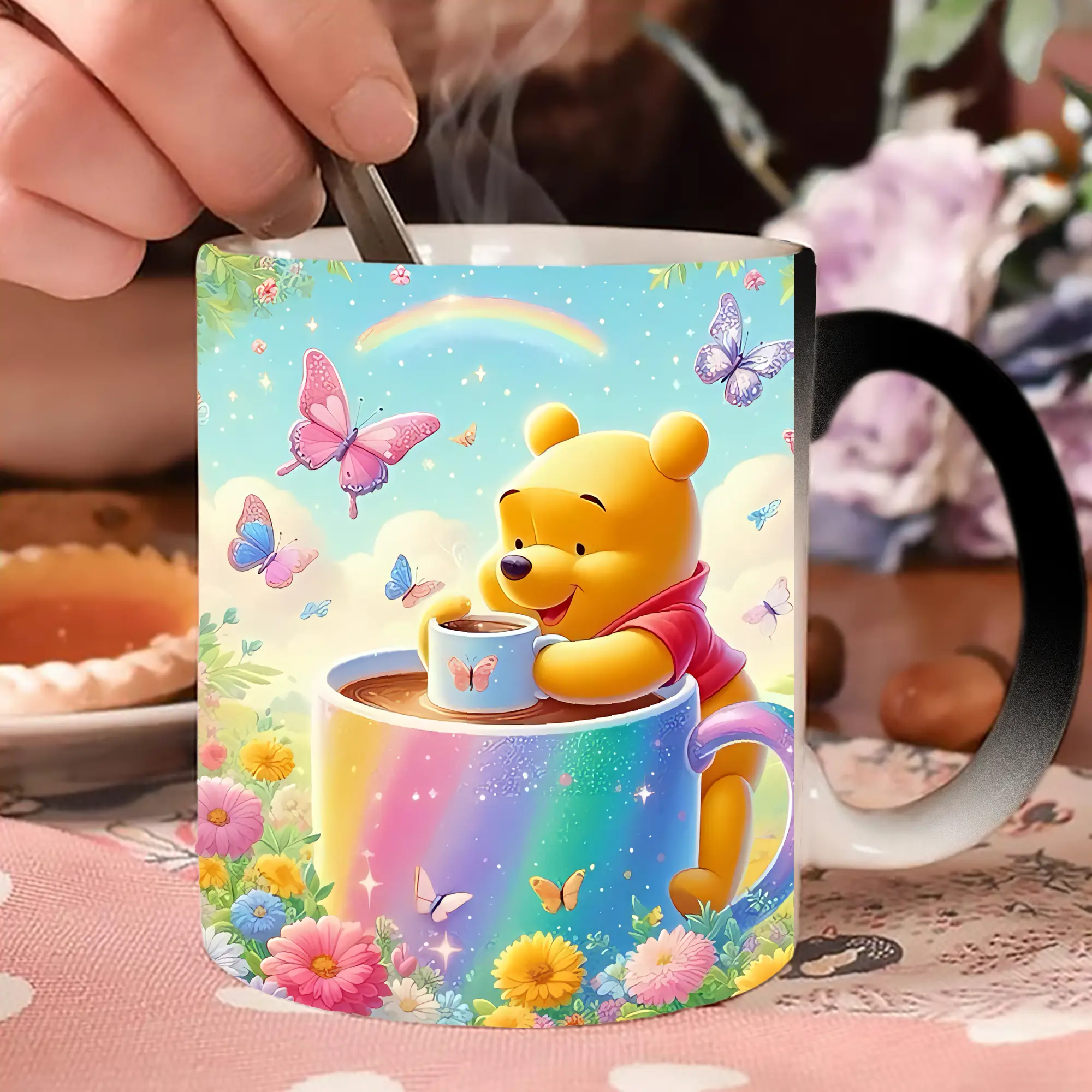 ディズニー くまのプーさん 虹と蝶 清新オリジナルデザイン