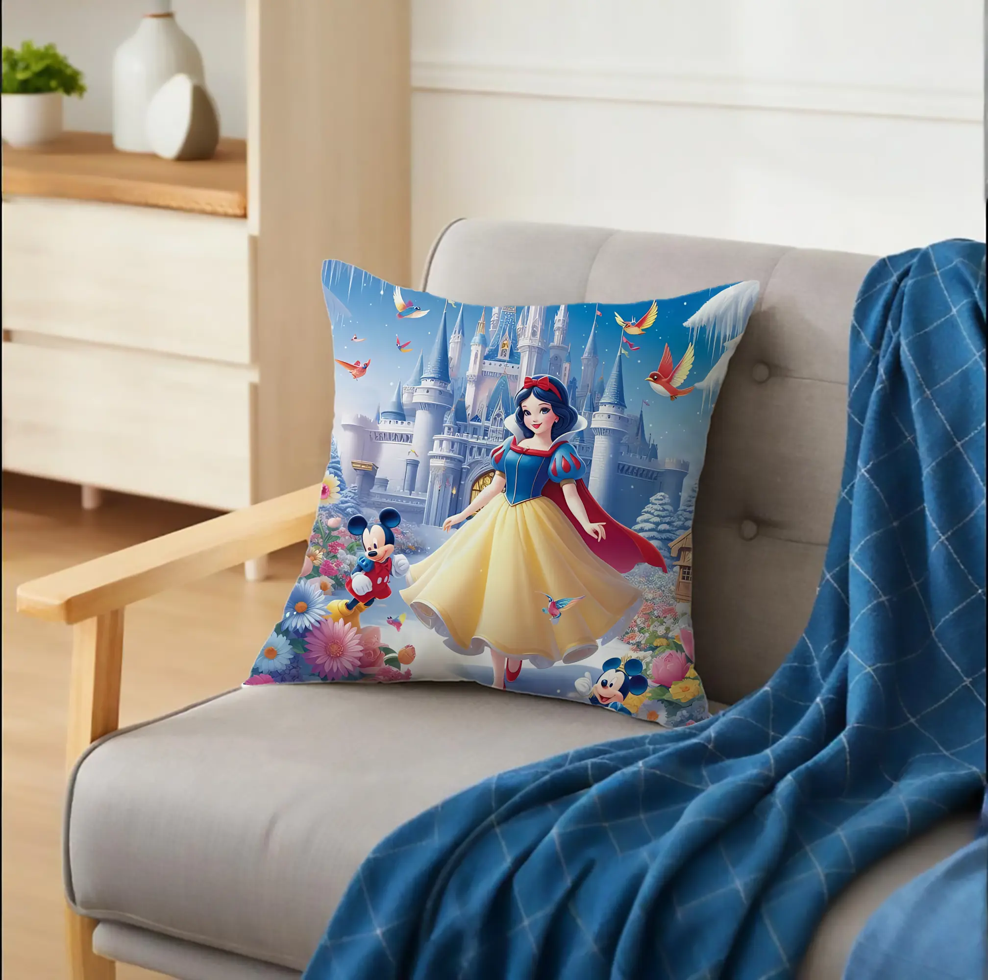 プリンセス 白雪姫＆ミッキー＆ミニー お城 童話のような オリジナルデザイン