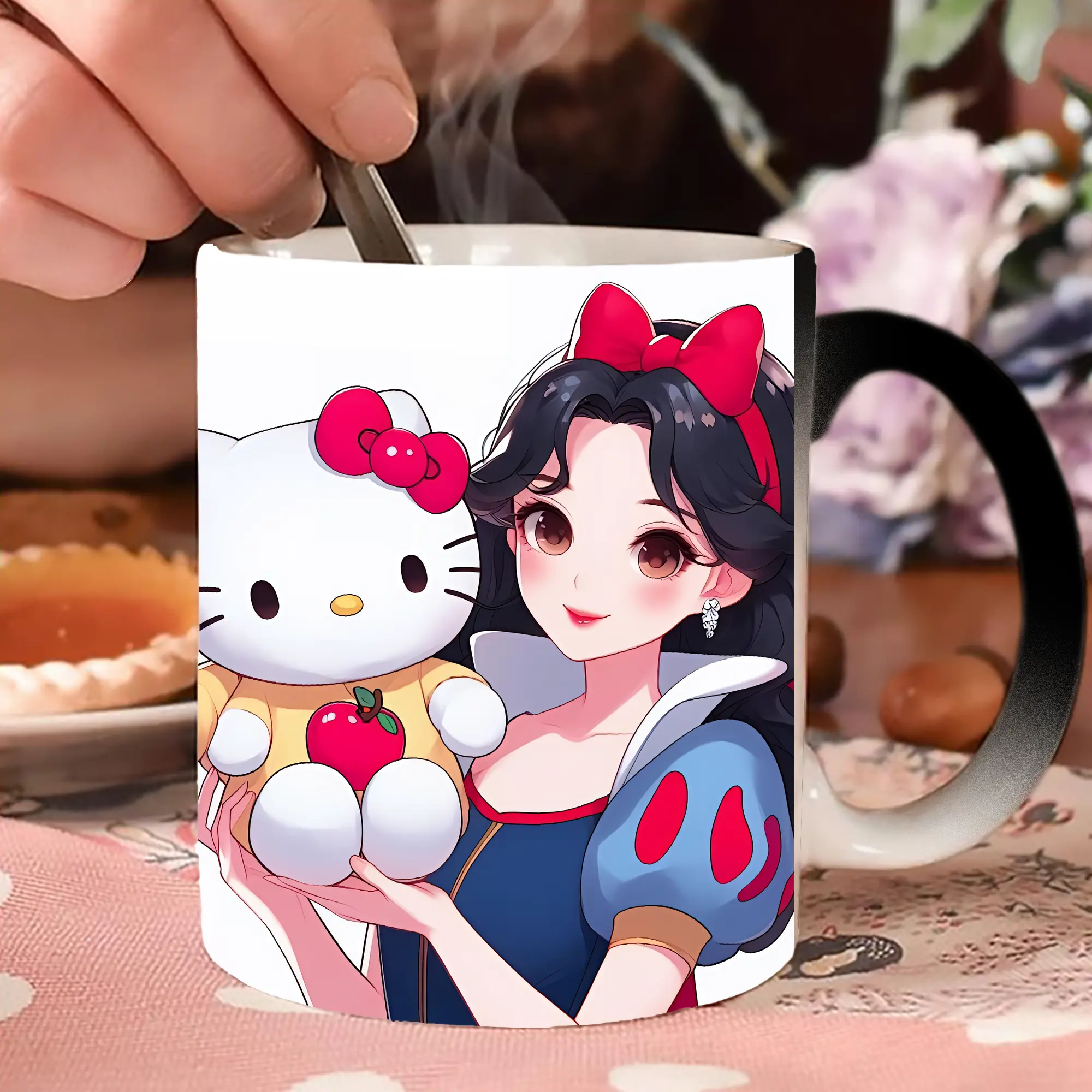 プリンセス 白雪姫＆ハローキティ コラボ かわいい オリジナルデザイン