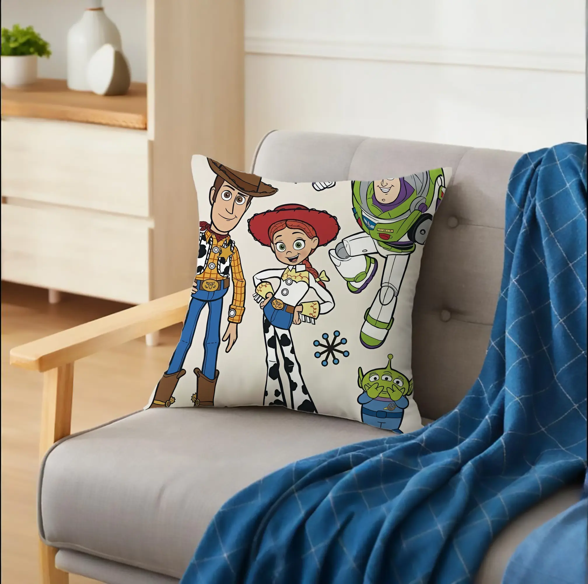 トイ・ストーリー ウッディ＆バズ バースデー ほのぼの オリジナルデザイン