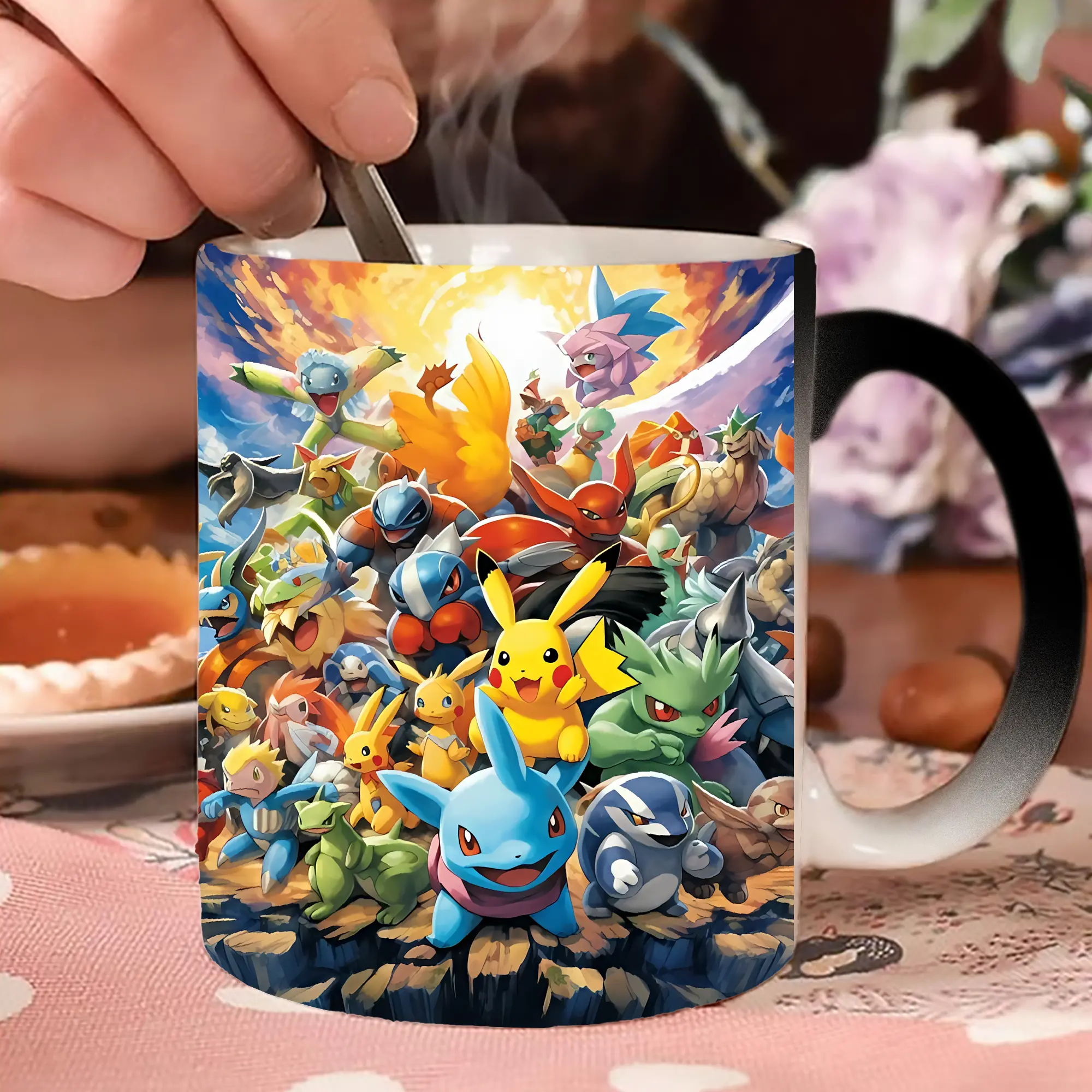 ポケモン ピカチュウ 全キャラクター集合 壮観 オリジナルデザイン