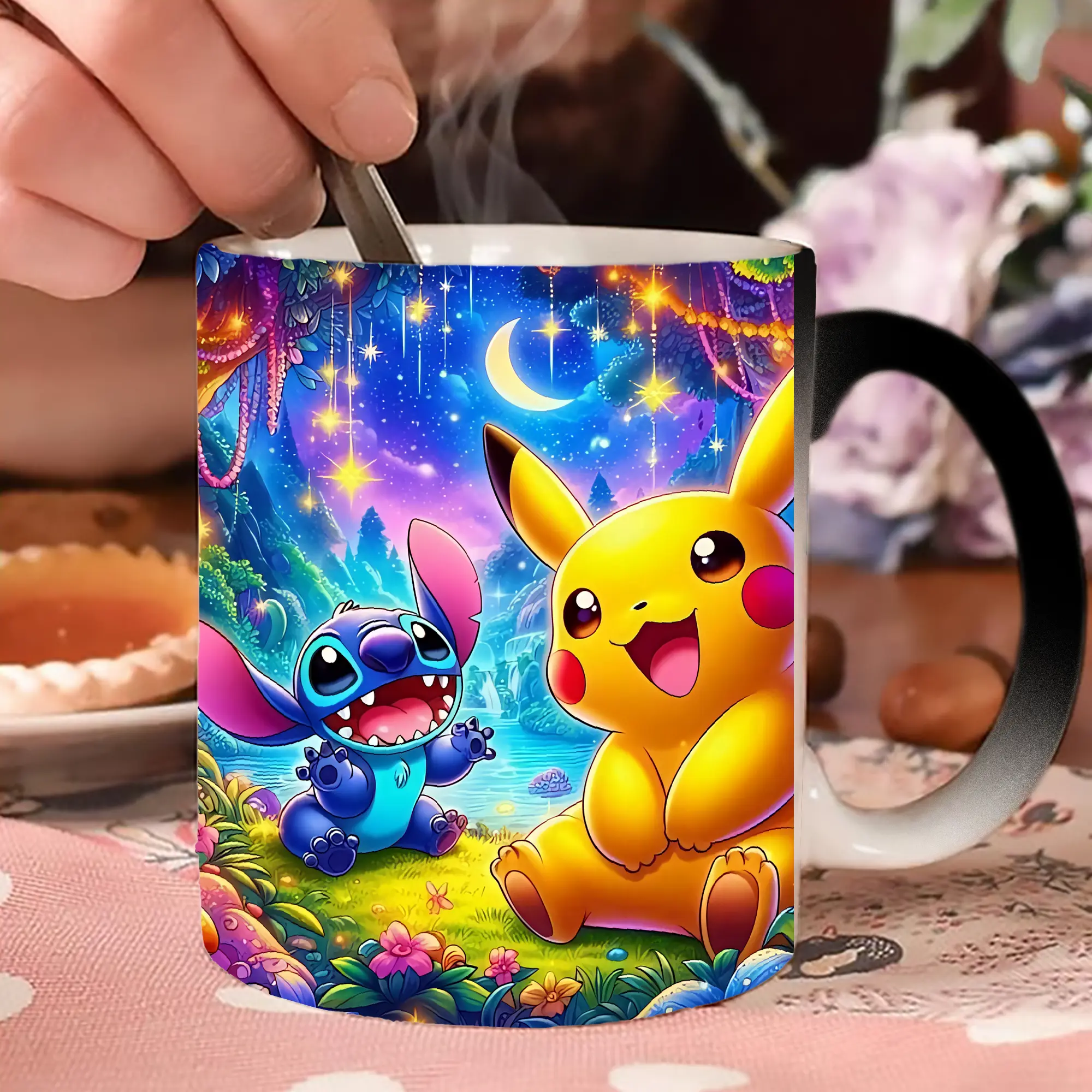 ポケモン ピカチュウ＆スティッチ コラボ 星空ファンタジー オリジナルデザイン