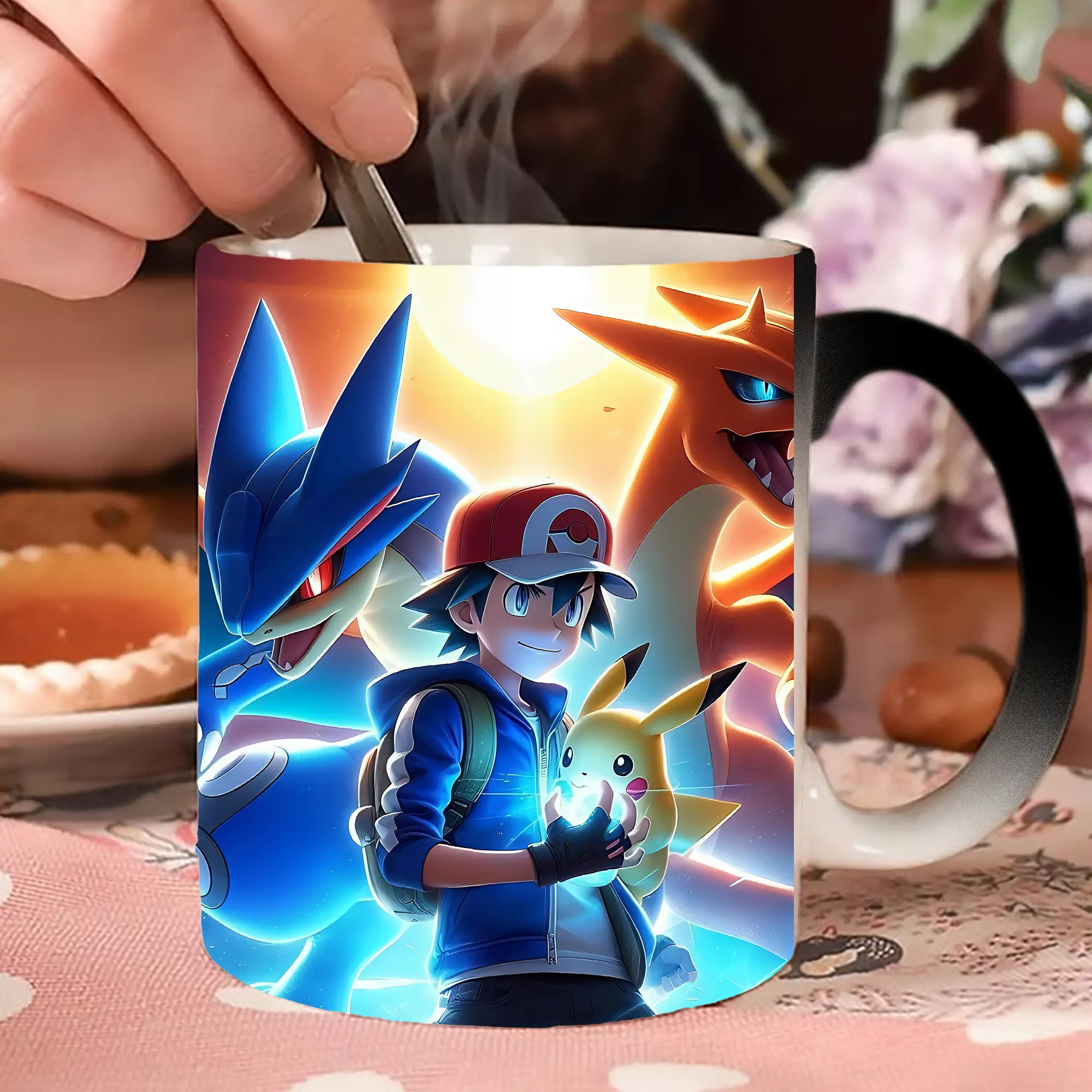 ポケモン ピカチュウ＆サトシ＆カメックス＆リザードン 迫力 オリジナルデザイン