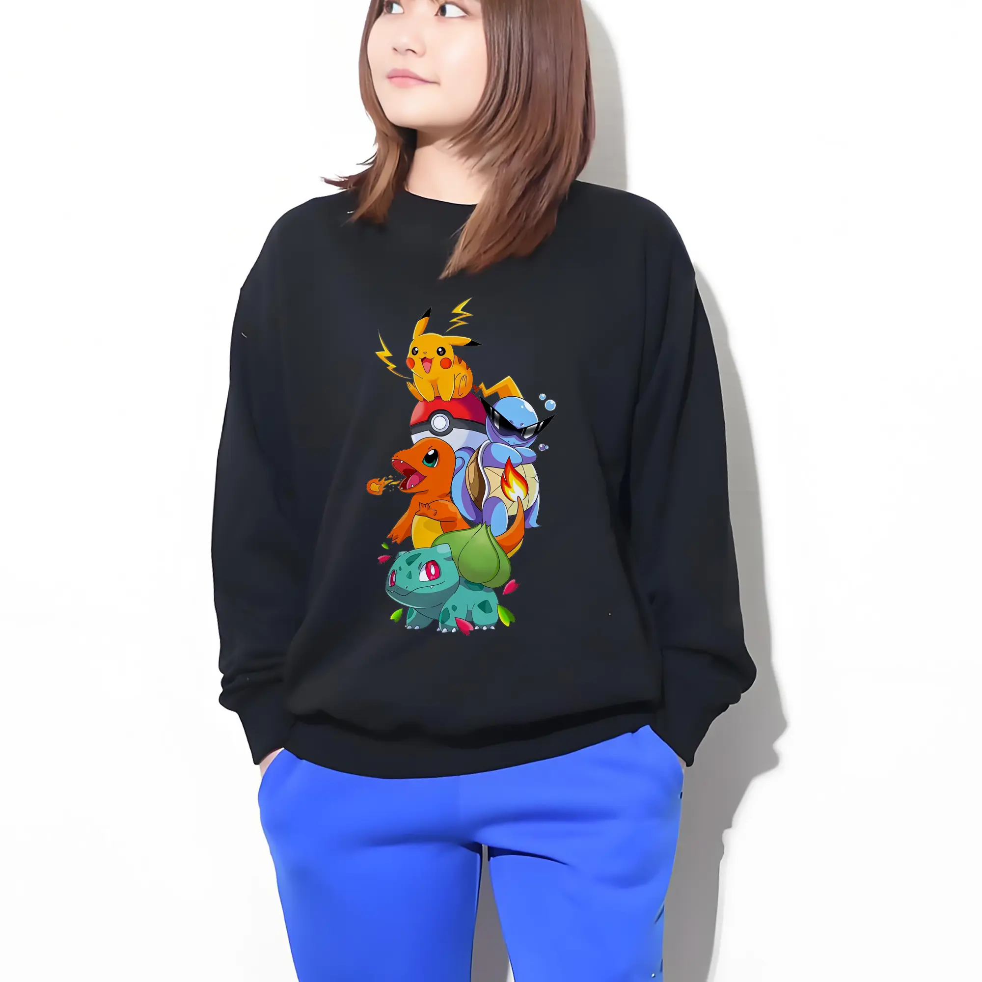 ポケモン ゼニガメ・ピカチュウ・ヒトカゲ・フシギダネ 進化形態 クール オリジナルデザイン