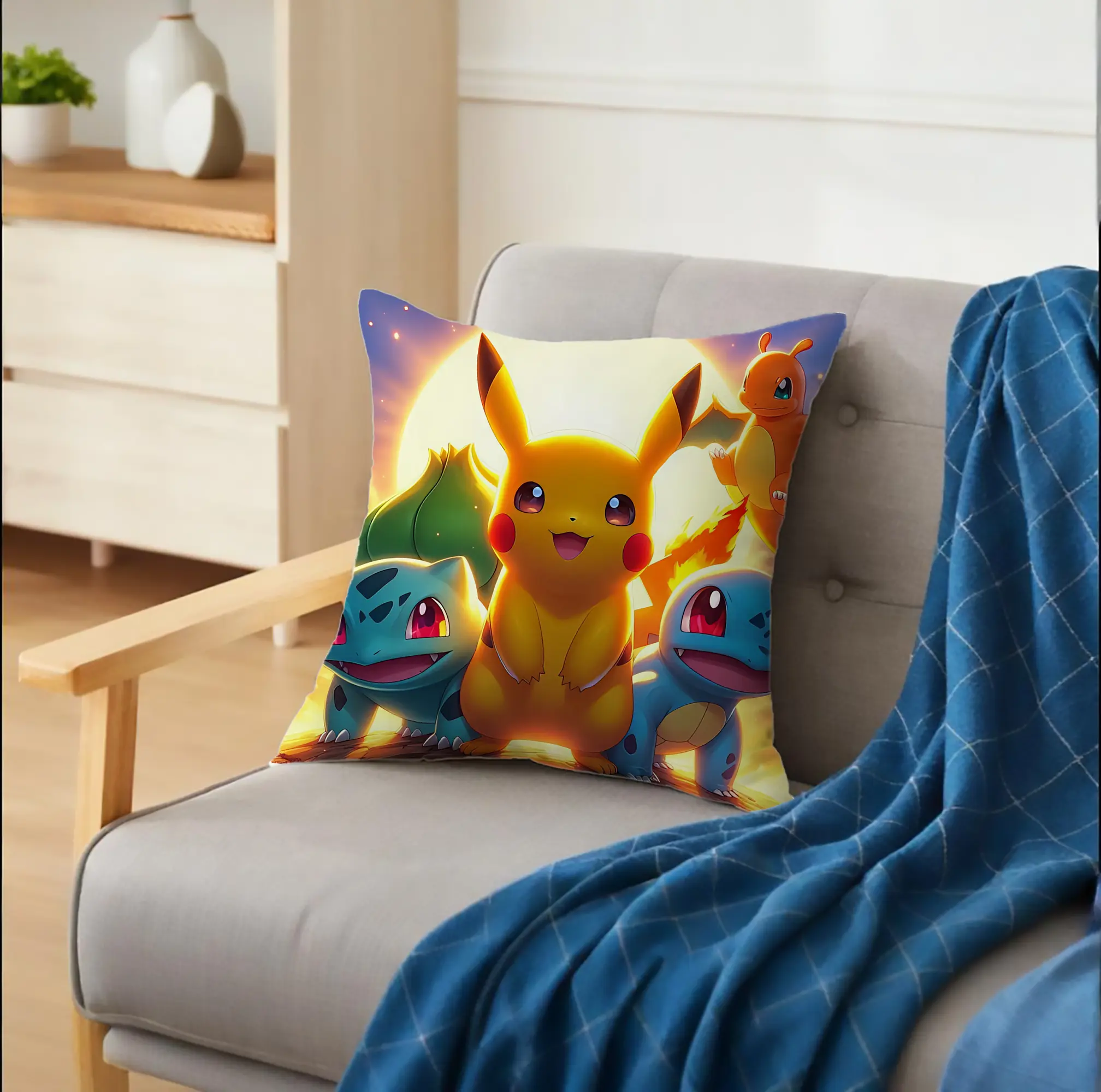 ポケモン フシギダネ ゼニガメ ヒトカゲ ピカチュウ 太陽の楽しい オリジナルデザイン