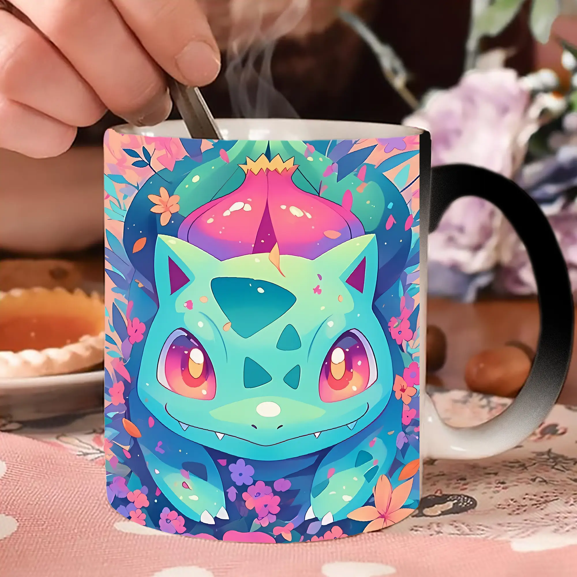 ポケモン フシギダネ 花とカラフル オリジナルデザイン