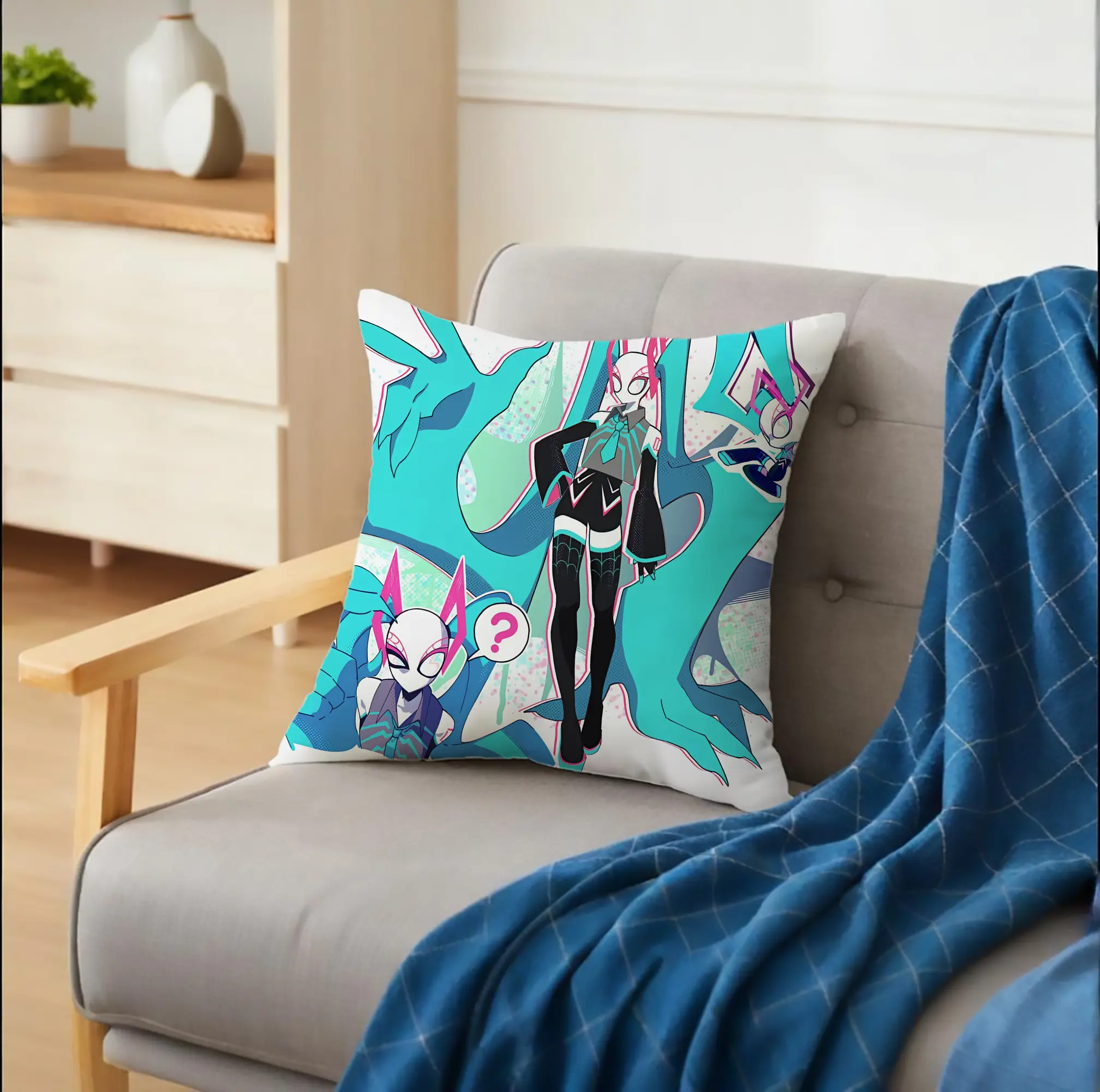 初音ミクスパイダーグウェントレンディアートクリエイティブ限定