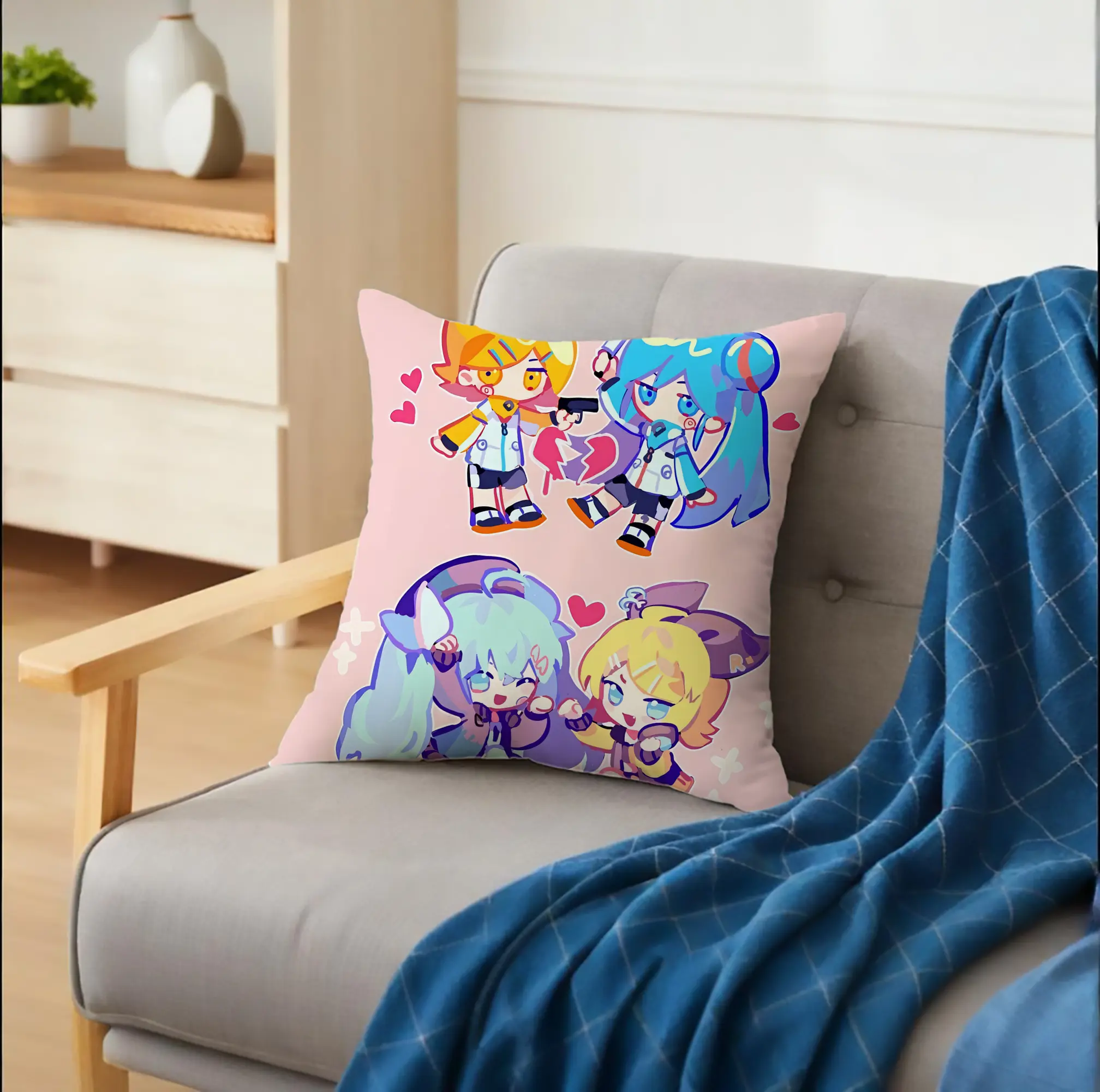 初音ミク カートゥンスタイル キュートでポップな オリジナルデザイン