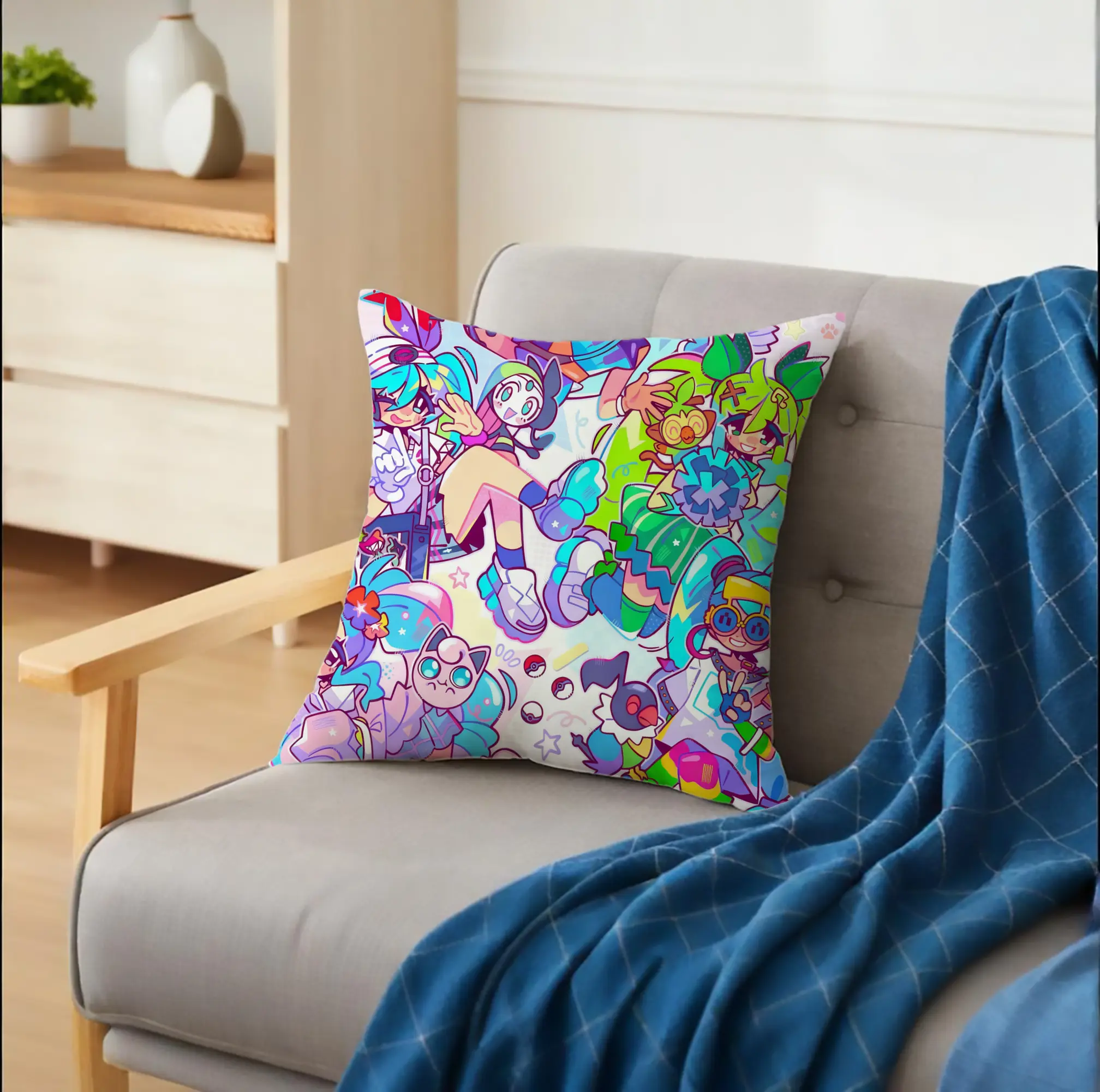 初音ミ星モチーフレインボーカラーインパクト大オリジナルデザイン