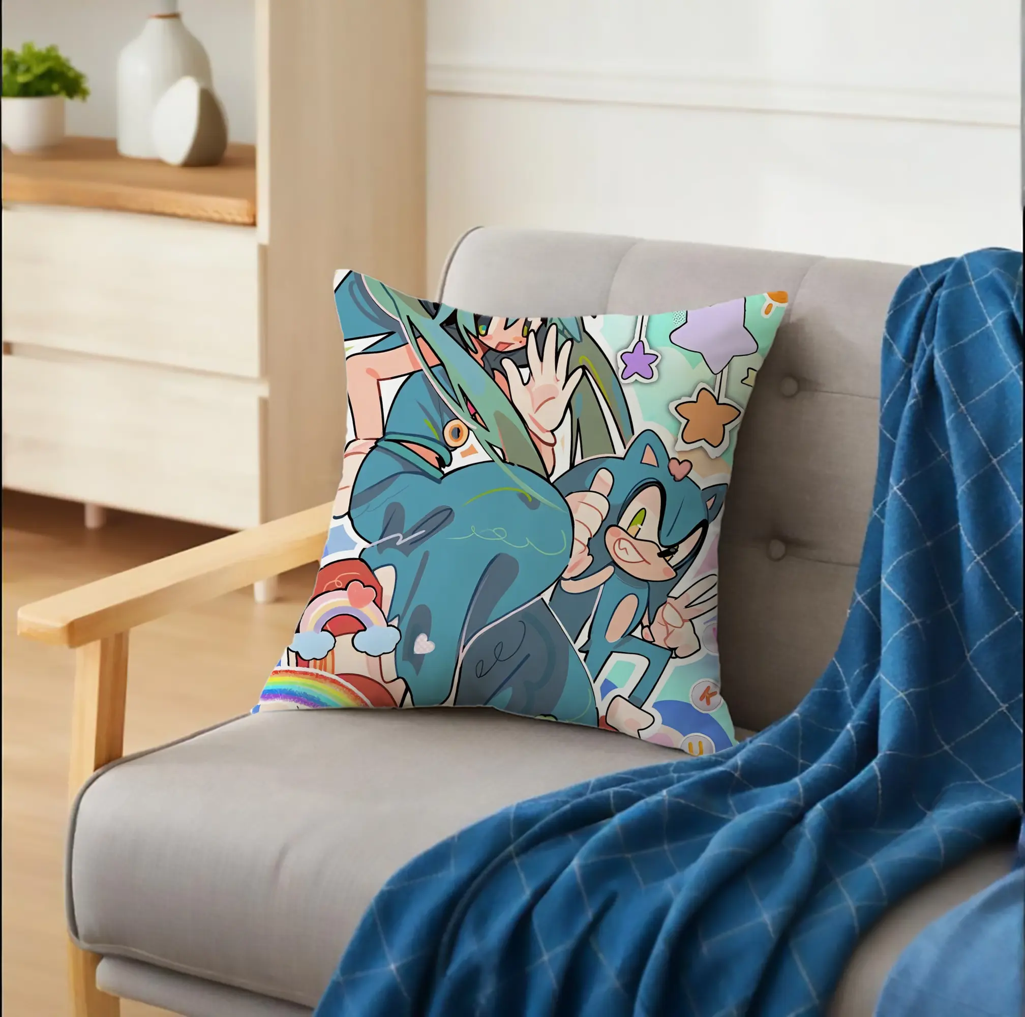 初音ミクソニックコラボレインボー星モチーフファンタジー