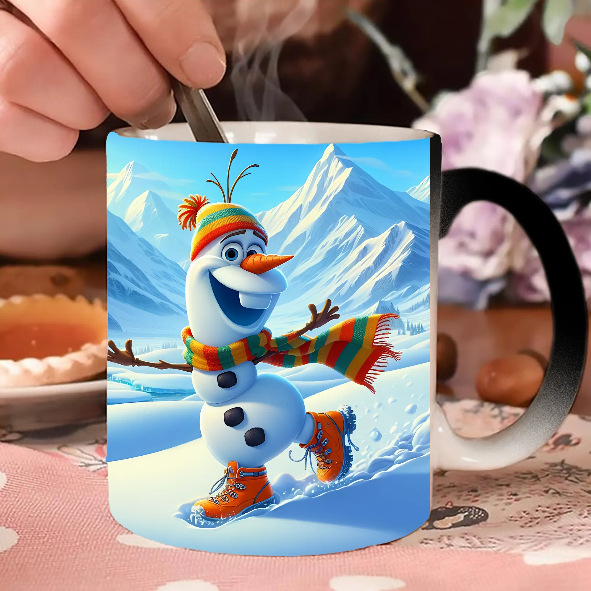 アナと雪の女王 オラフ スケート 元気いっぱいオリジナルデザイン