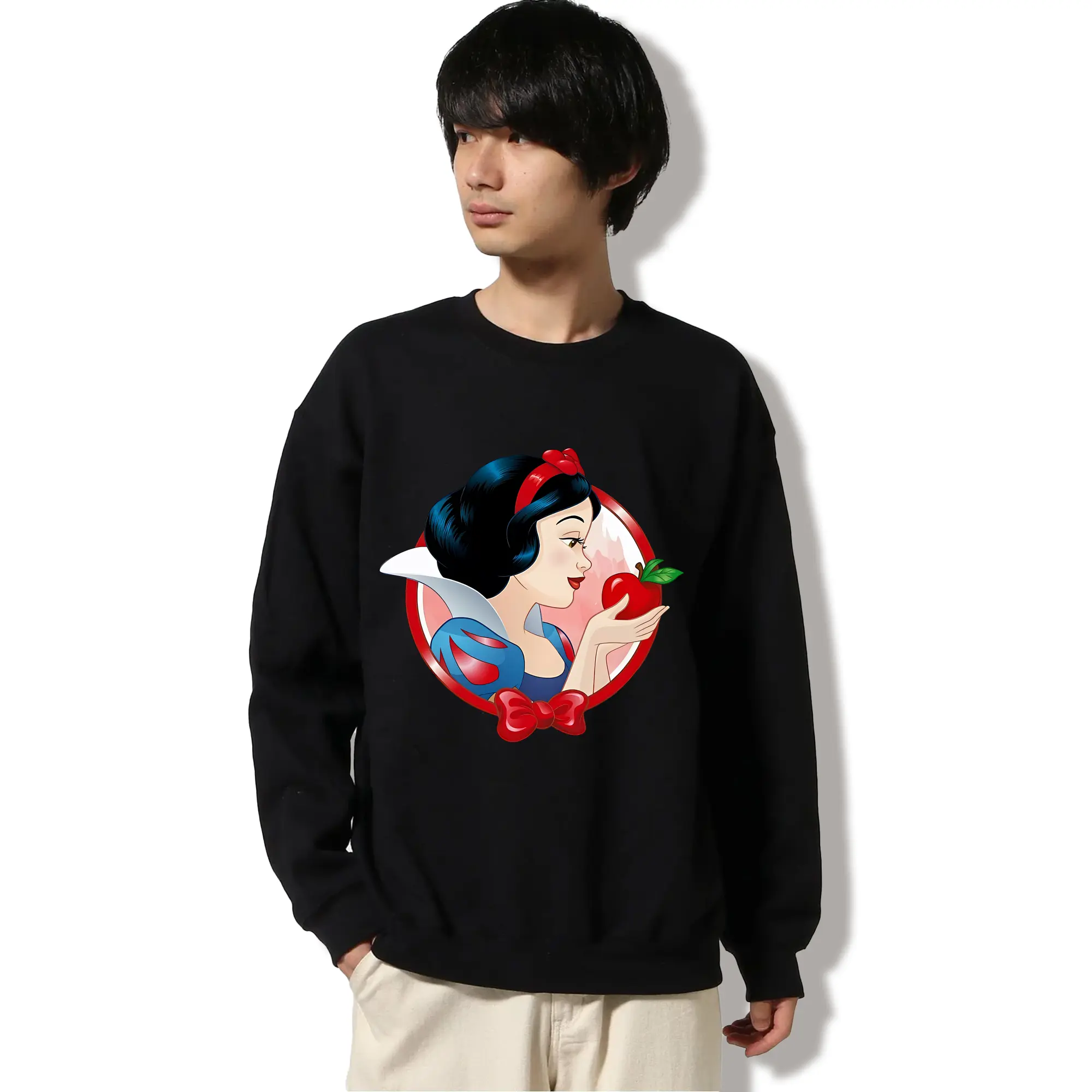 プリンセス 白雪姫 赤いりんご 丸フレーム エレガント オリジナルデザイン