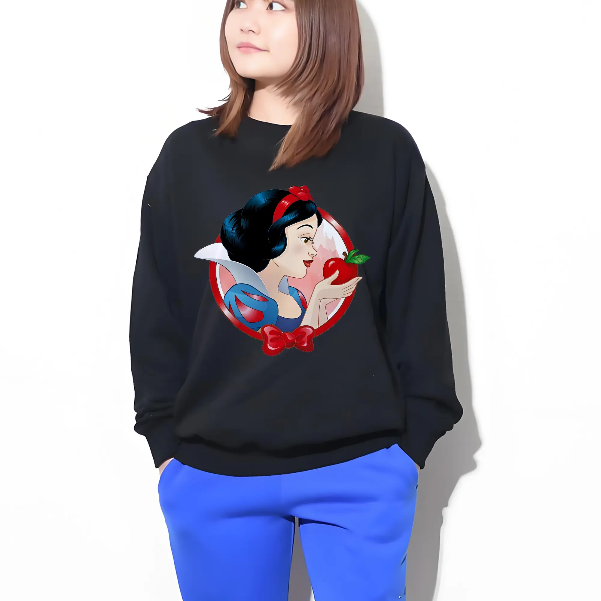 プリンセス 白雪姫 赤いりんご 丸フレーム エレガント オリジナルデザイン