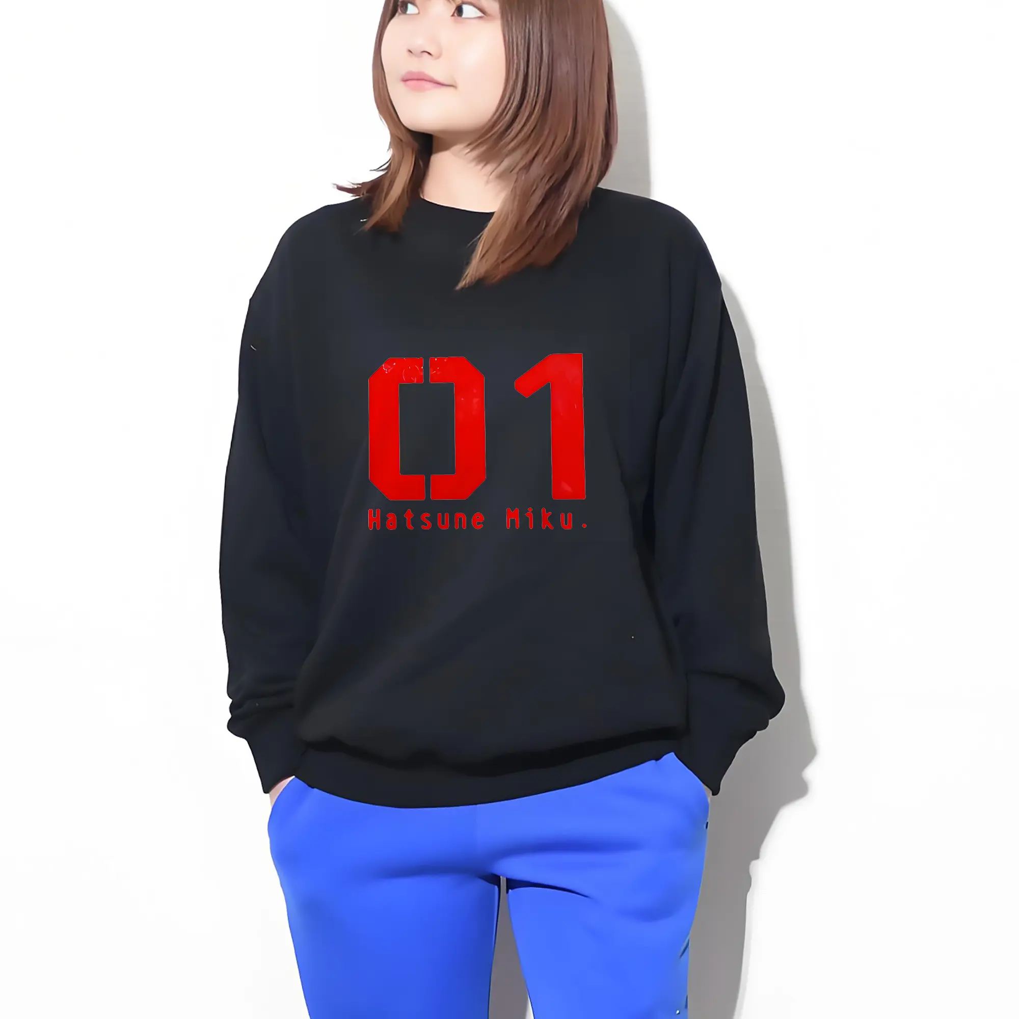 初音ミク 01 赤い光沢デザイン オリジナルデザイン