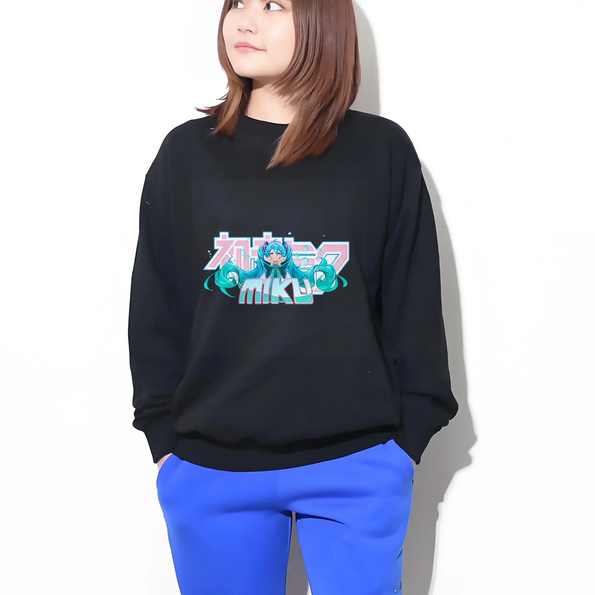 初音ミク初音ミク カワイイ泡アクセント オリジナルデザイン