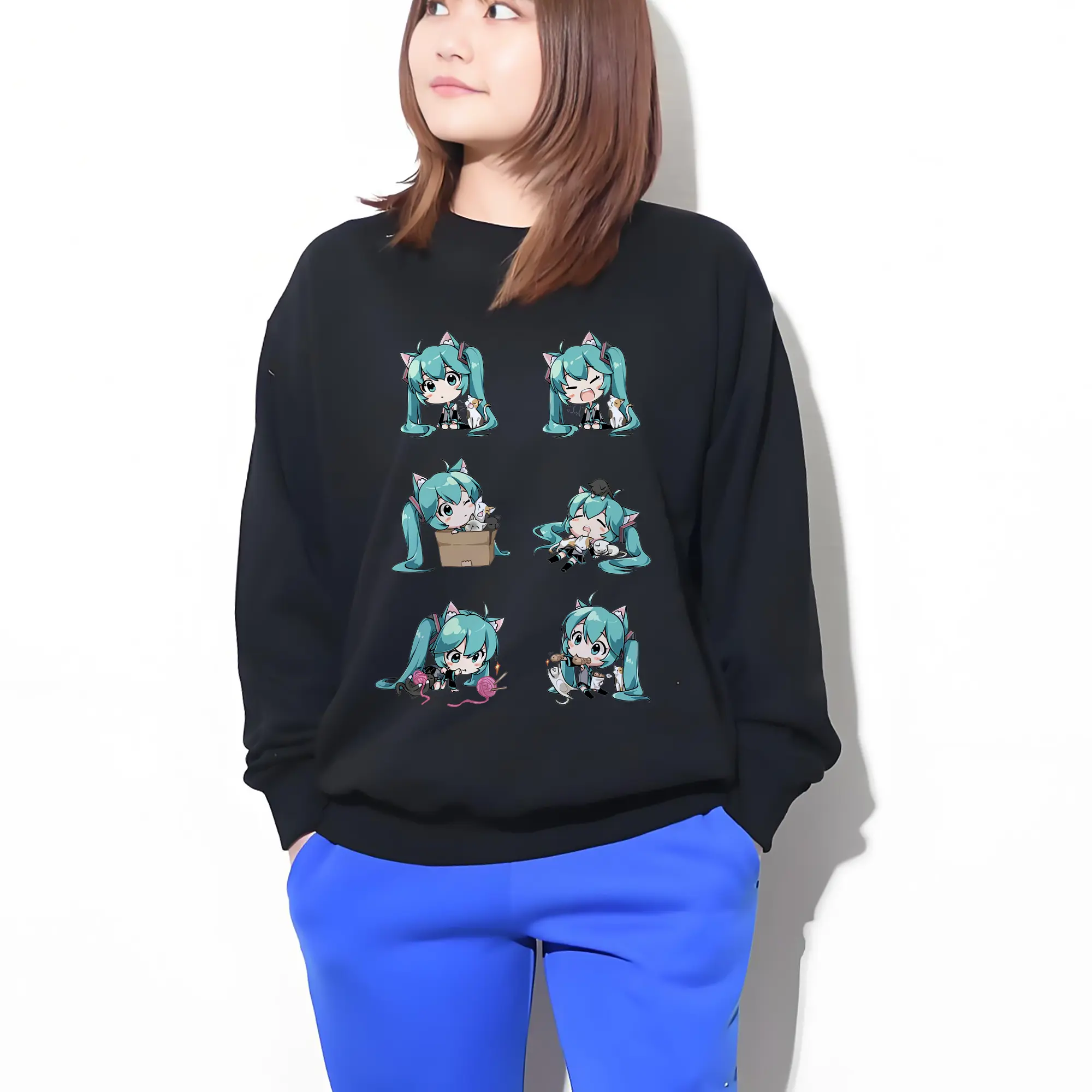 初音ミク＆猫 カワイイちびキャラ オリジナルデザイン