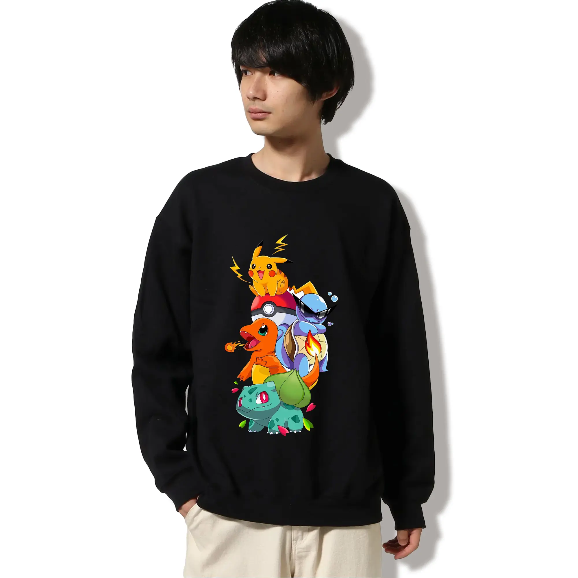 ポケモン フシギダネ ピカチュウ ヒトカゲ ゼニガメ 楽しい オリジナルデザイン