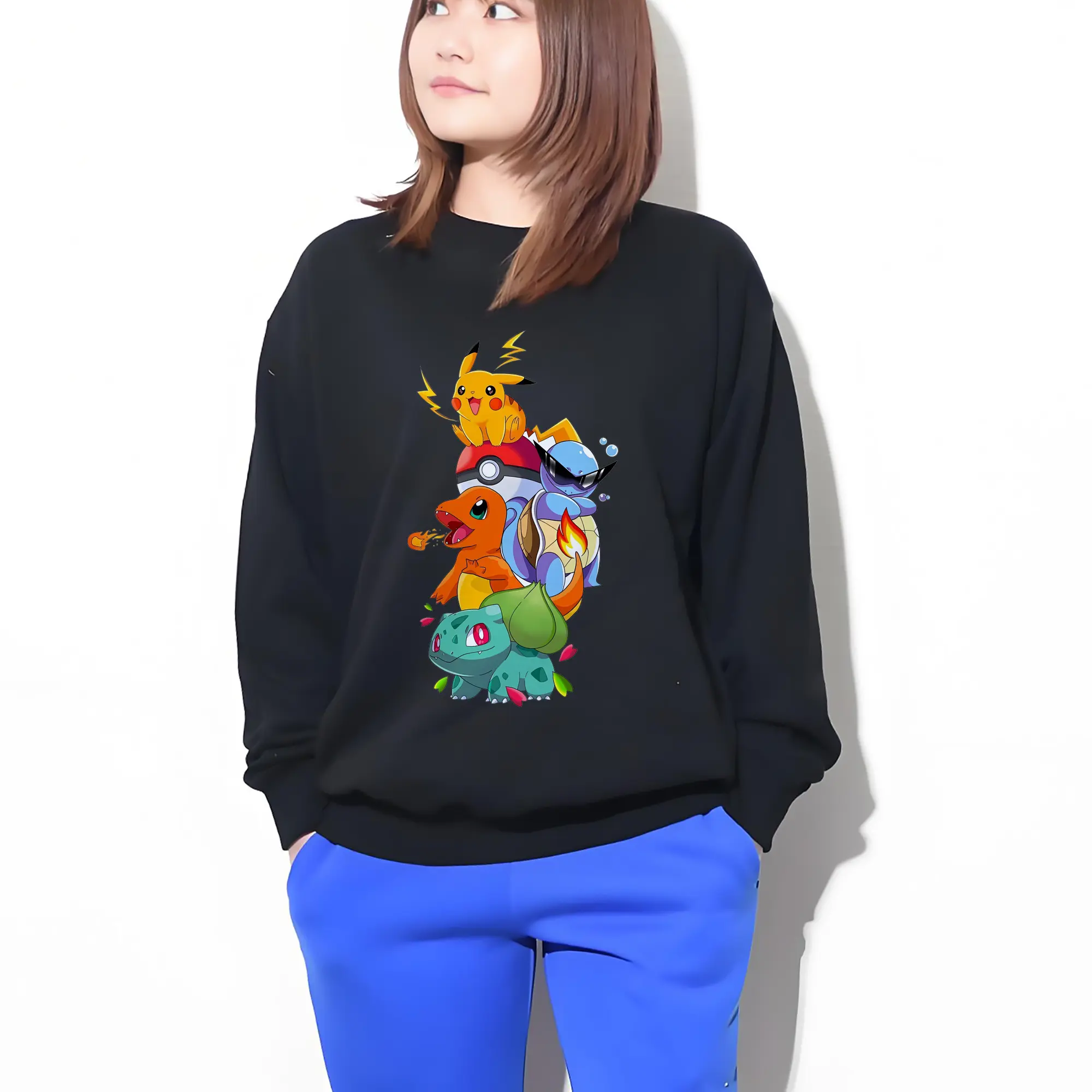 ポケモン フシギダネ ピカチュウ ヒトカゲ ゼニガメ 楽しい オリジナルデザイン