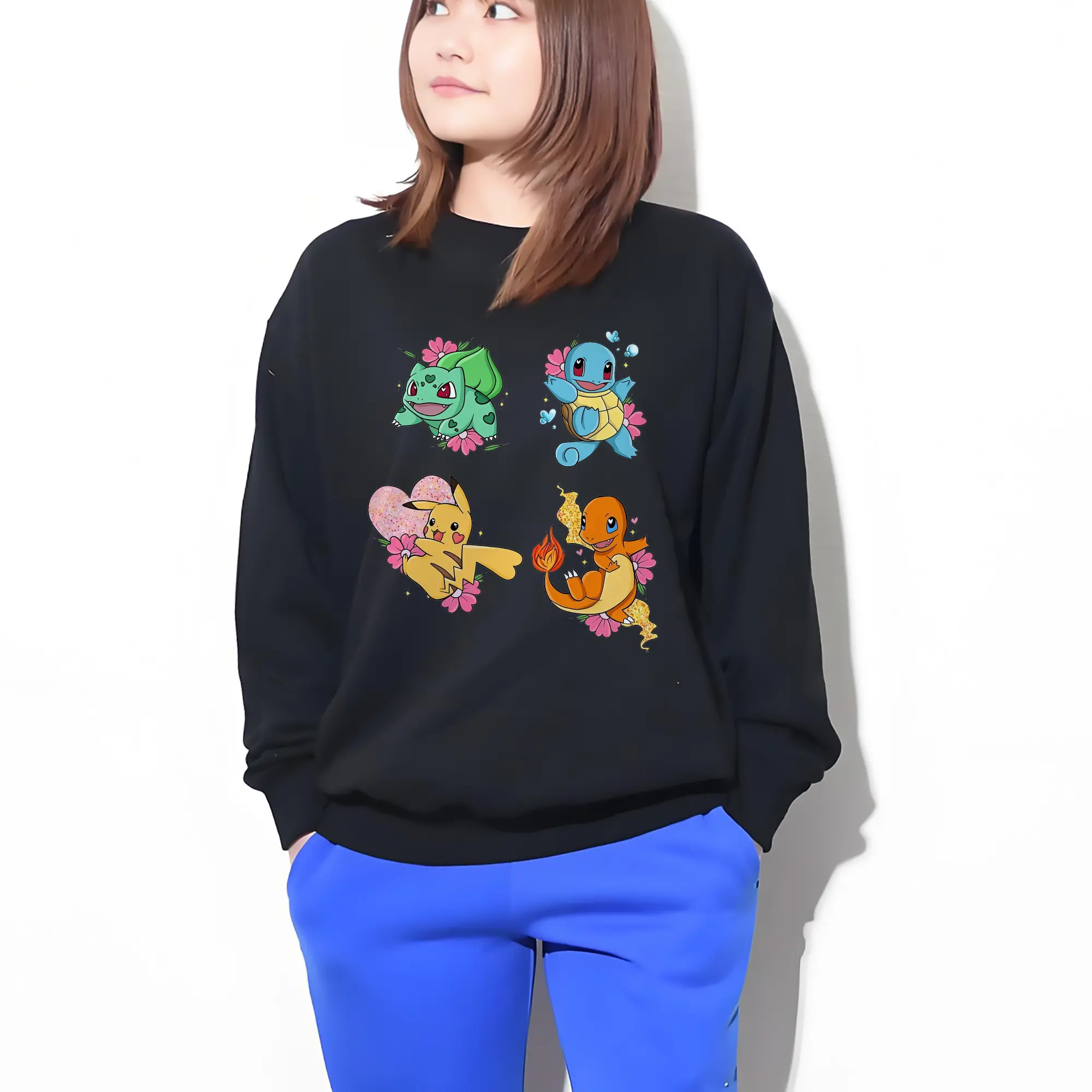 ポケモン フシギダネ ゼニガメ ピカチュウ ヒトカゲ 可愛い組み合わせ オリジナルデザイン