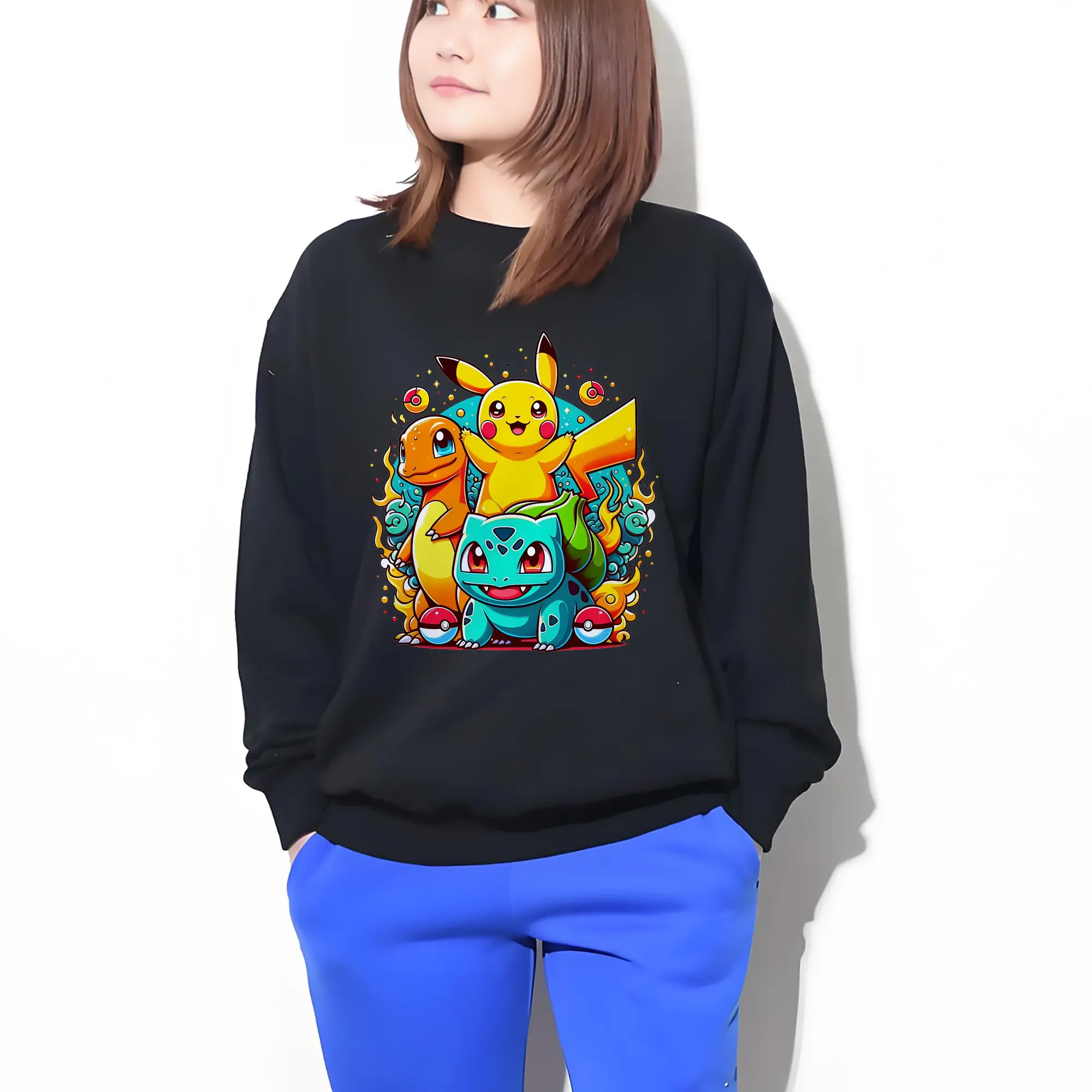 ポケモン ピカチュウ ヒトカゲ フシギダネ カラフルな仲間たち オリジナルデザイン