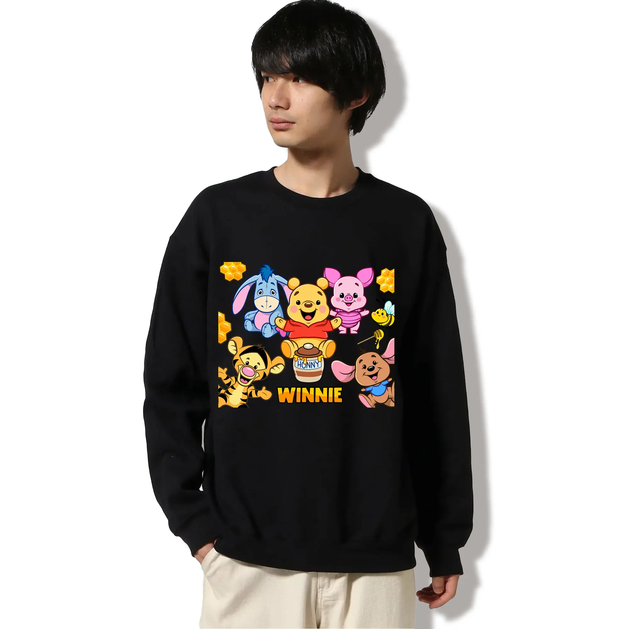 ディズニー くまのプーさん ピグレット イーヨー ティガー キャラクター集合 ハチミツ オリジナルデザイン