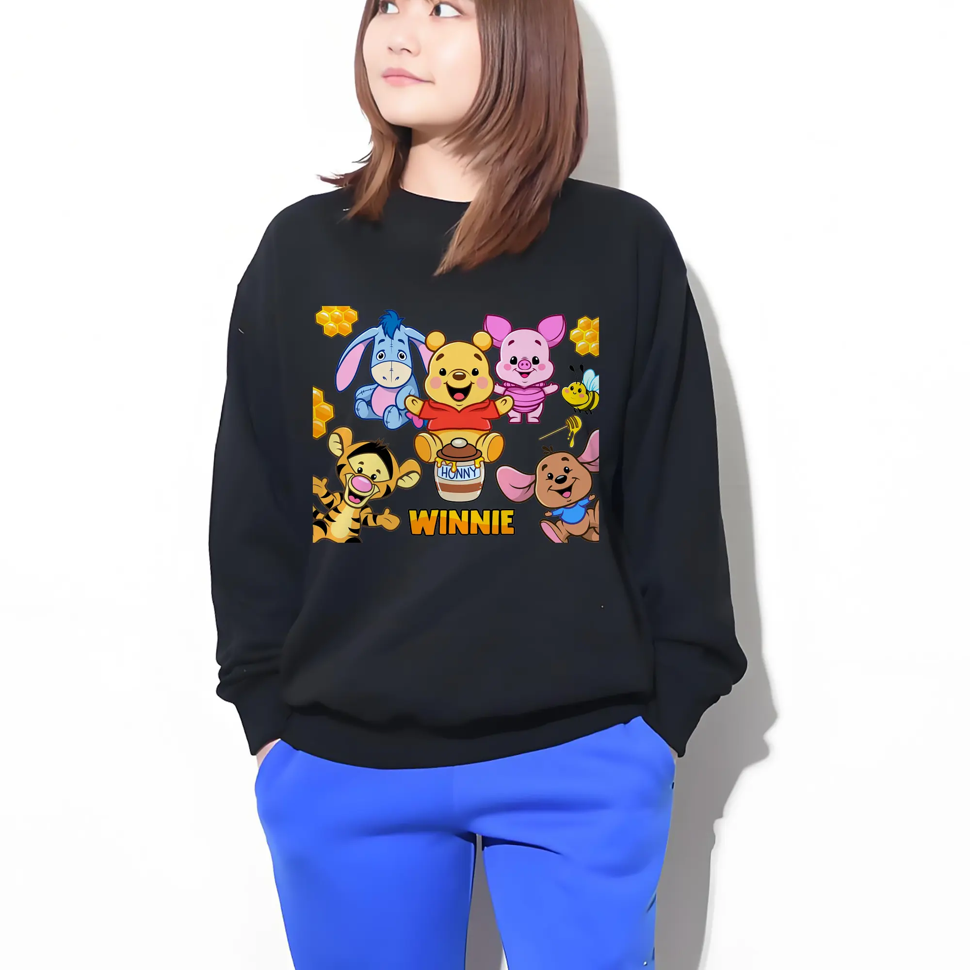 ディズニー くまのプーさん ピグレット イーヨー ティガー キャラクター集合 ハチミツ オリジナルデザイン