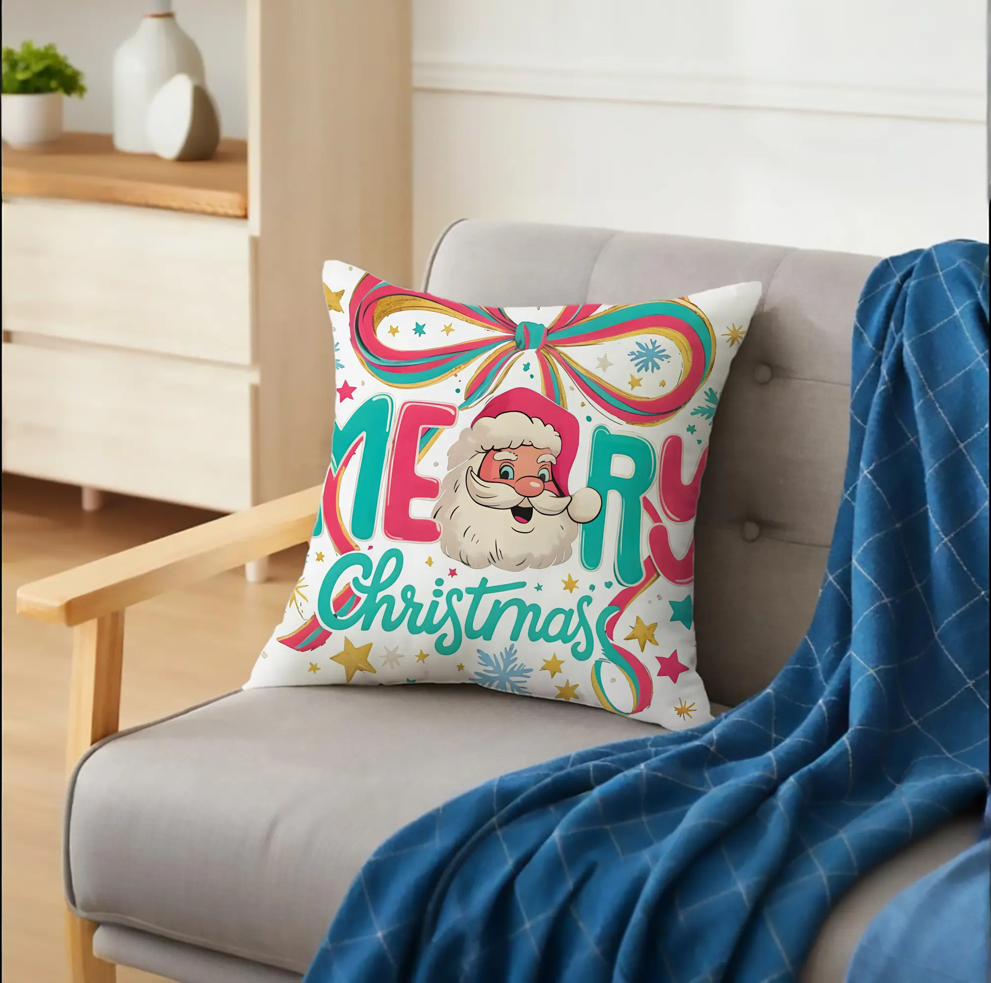 クッションカバー＆本体セット ・ ポリエステル素材 ・ 柔らかい肌触り ・ 通気性 耐久性あり ・ 手洗い可 インテリア用